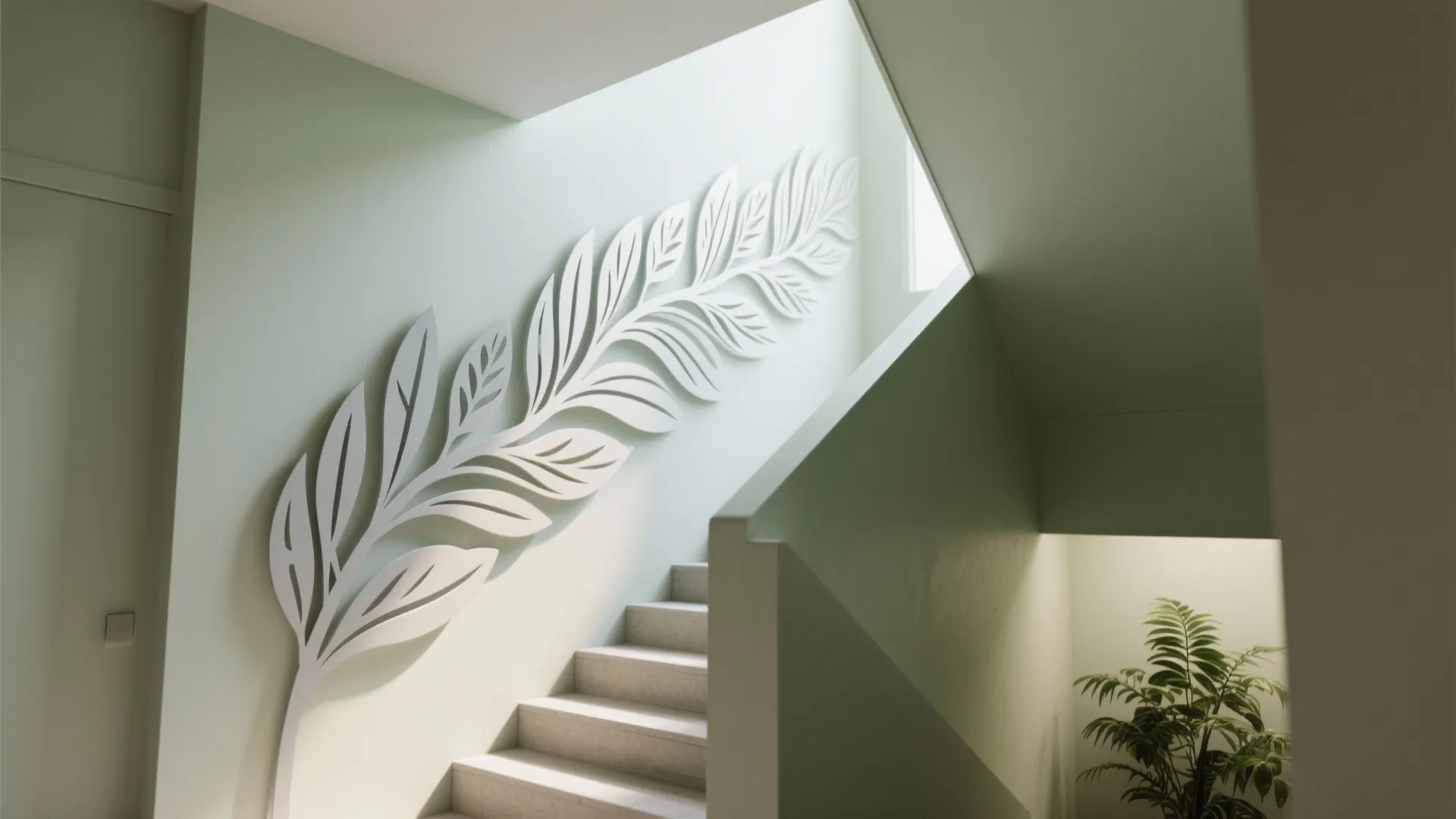 Biophilic Leaf and Floral Cutouts