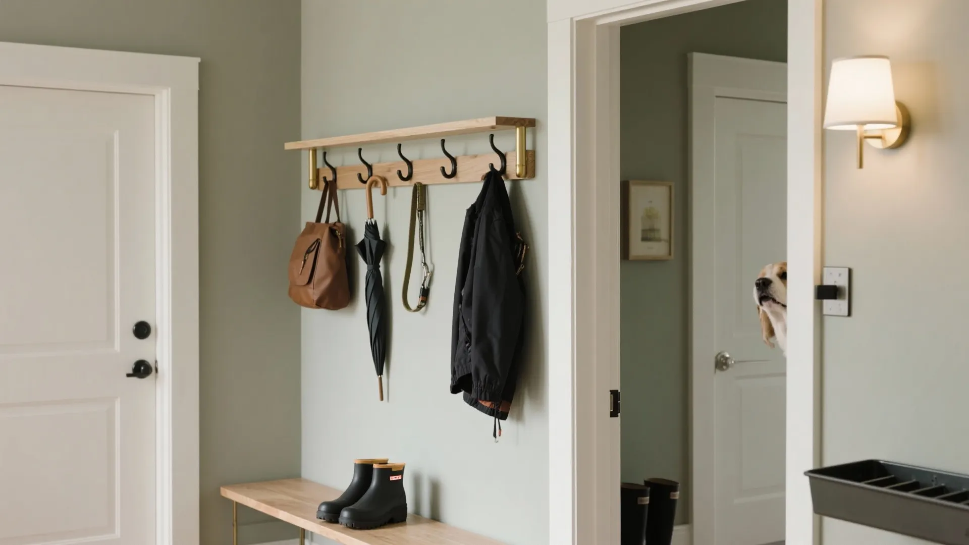 DIY Coat Rack Wall Mounted: Space-Saving Entryway Solution: 1 Minute to a Wall-Mounted DIY Coat Rack—Declutter Your Entryway Fast!
