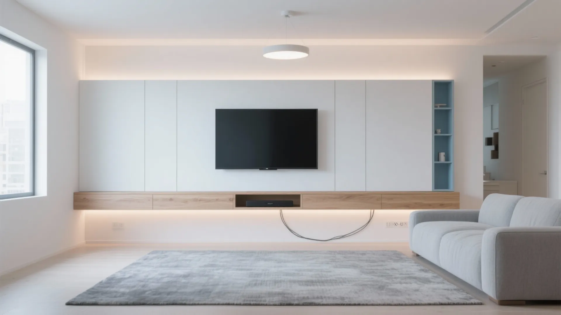 Simple TV Unit for Living Room: Space-Saving Style Tips: 1 Minute to a Clutter-Free Living Room—Easy TV Unit Solutions