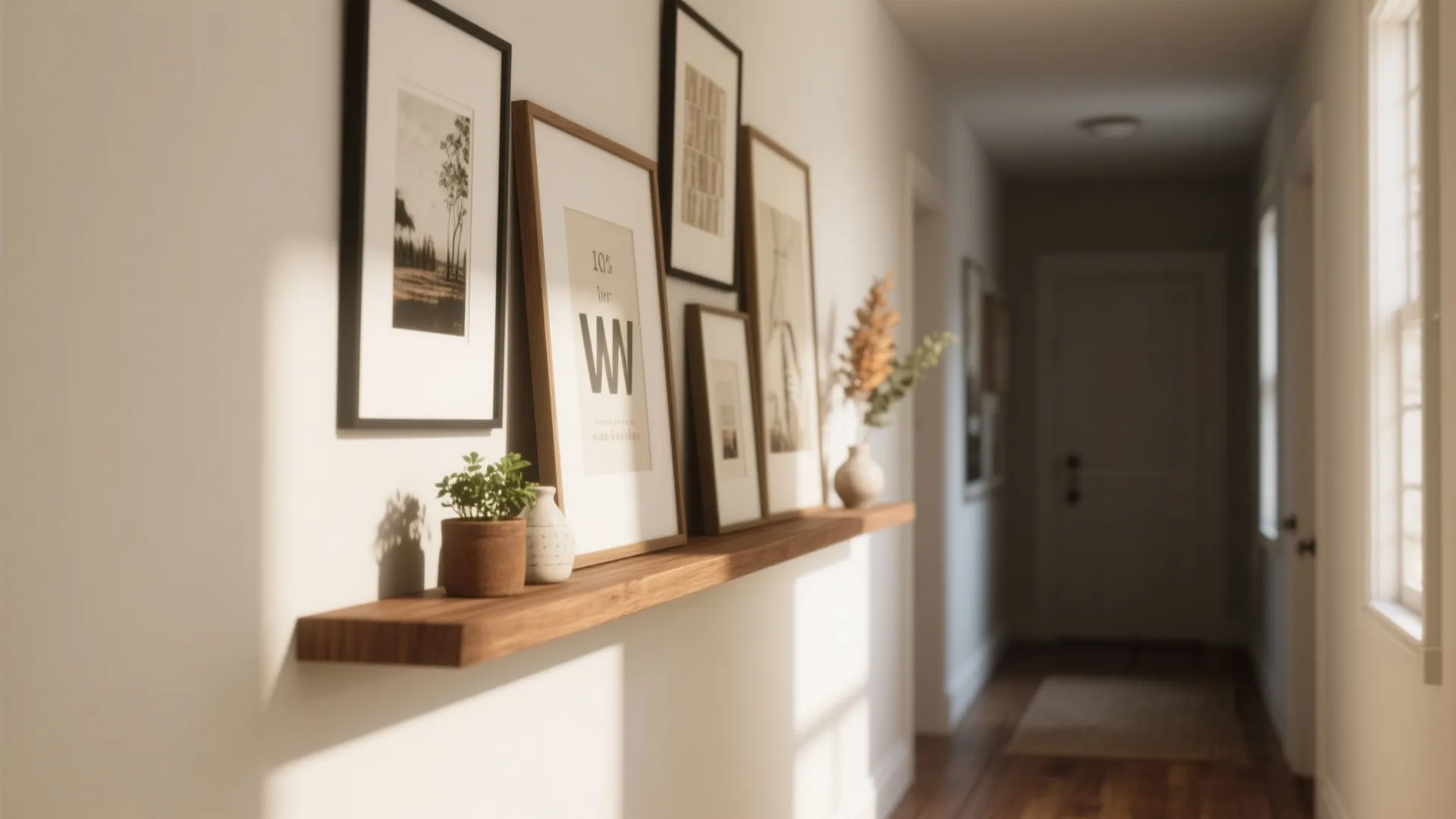 Leaning Ledge Gallery (Shelf Style)