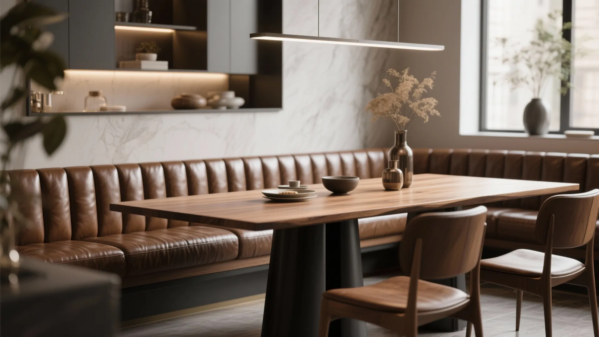 8. Luxe Leather Finish