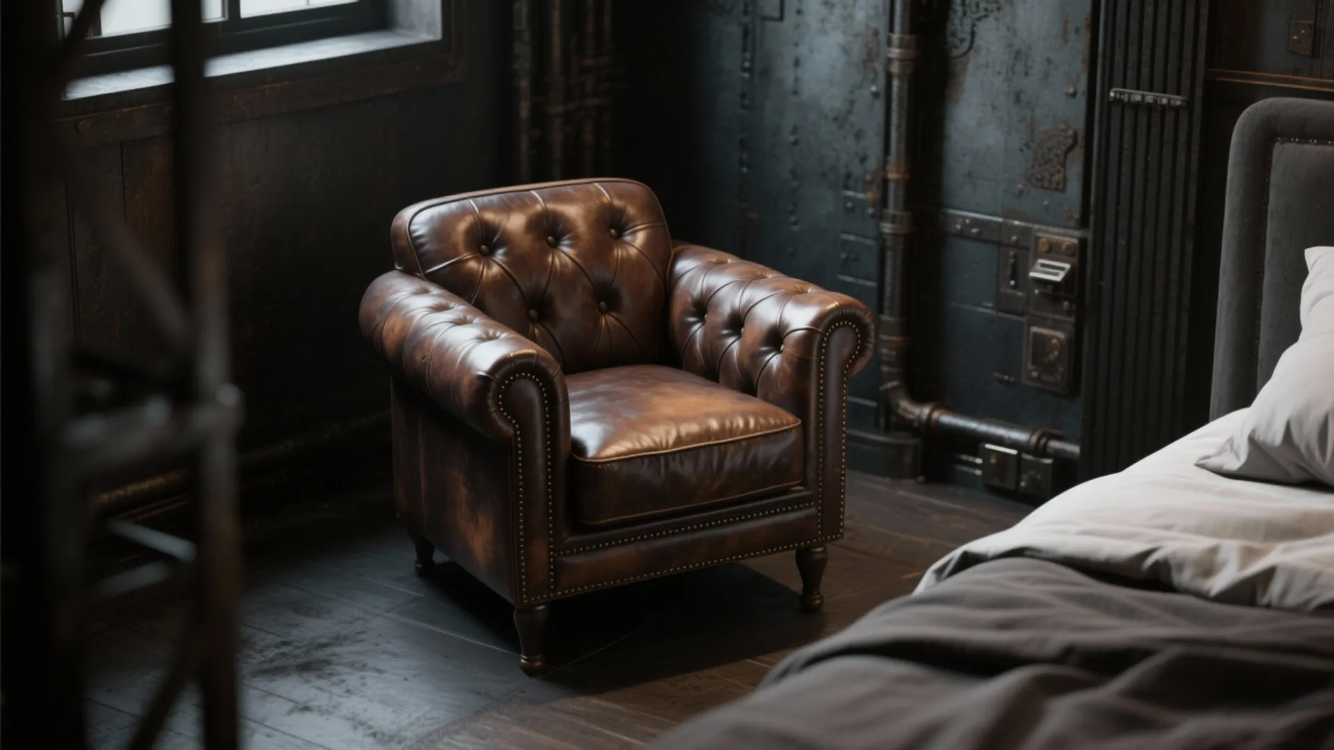 9. Leather Club Chair