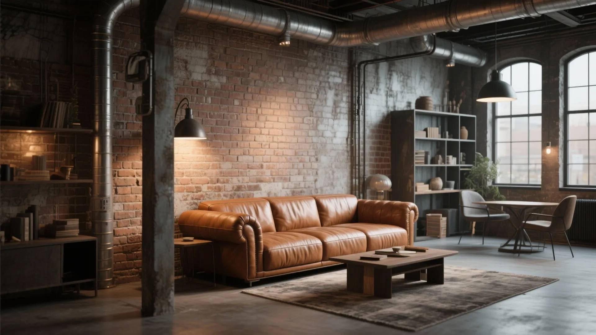 7. Leather Curved Sofa for Modern Edge