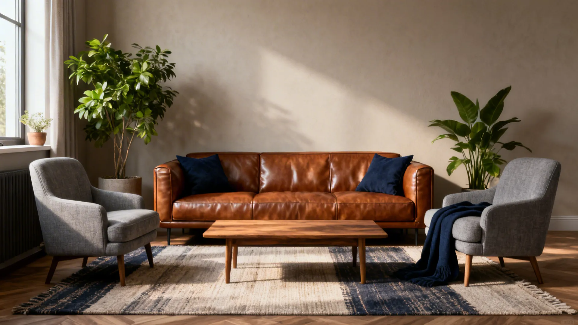 Mixing Leather and Fabric: 5 Living Room Ideas