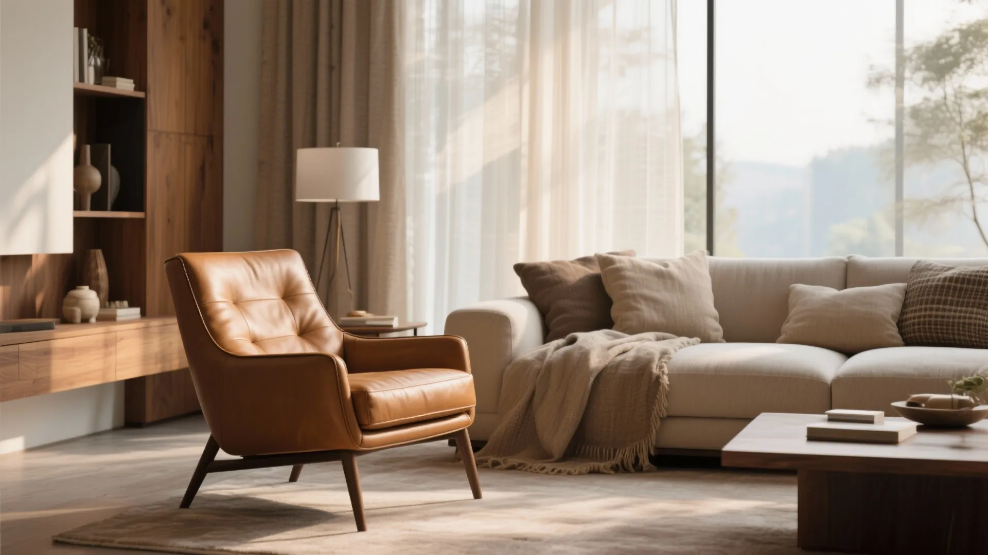 3. Mixing Leather and Fabric Upholstery