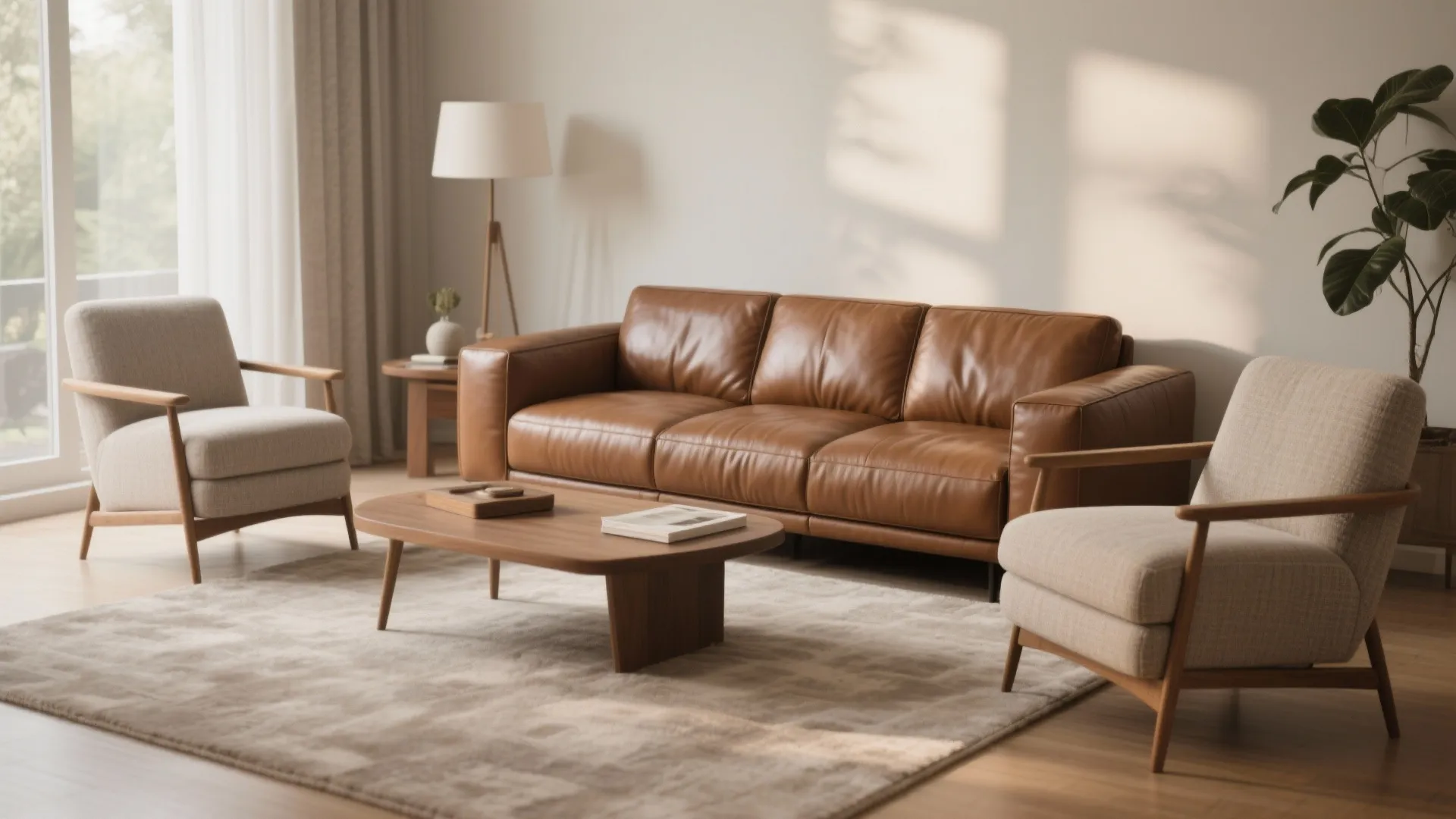 8. Mix Leather with Fabric Seating