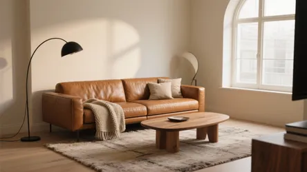 5 Leather Sofa Designs for Living Room