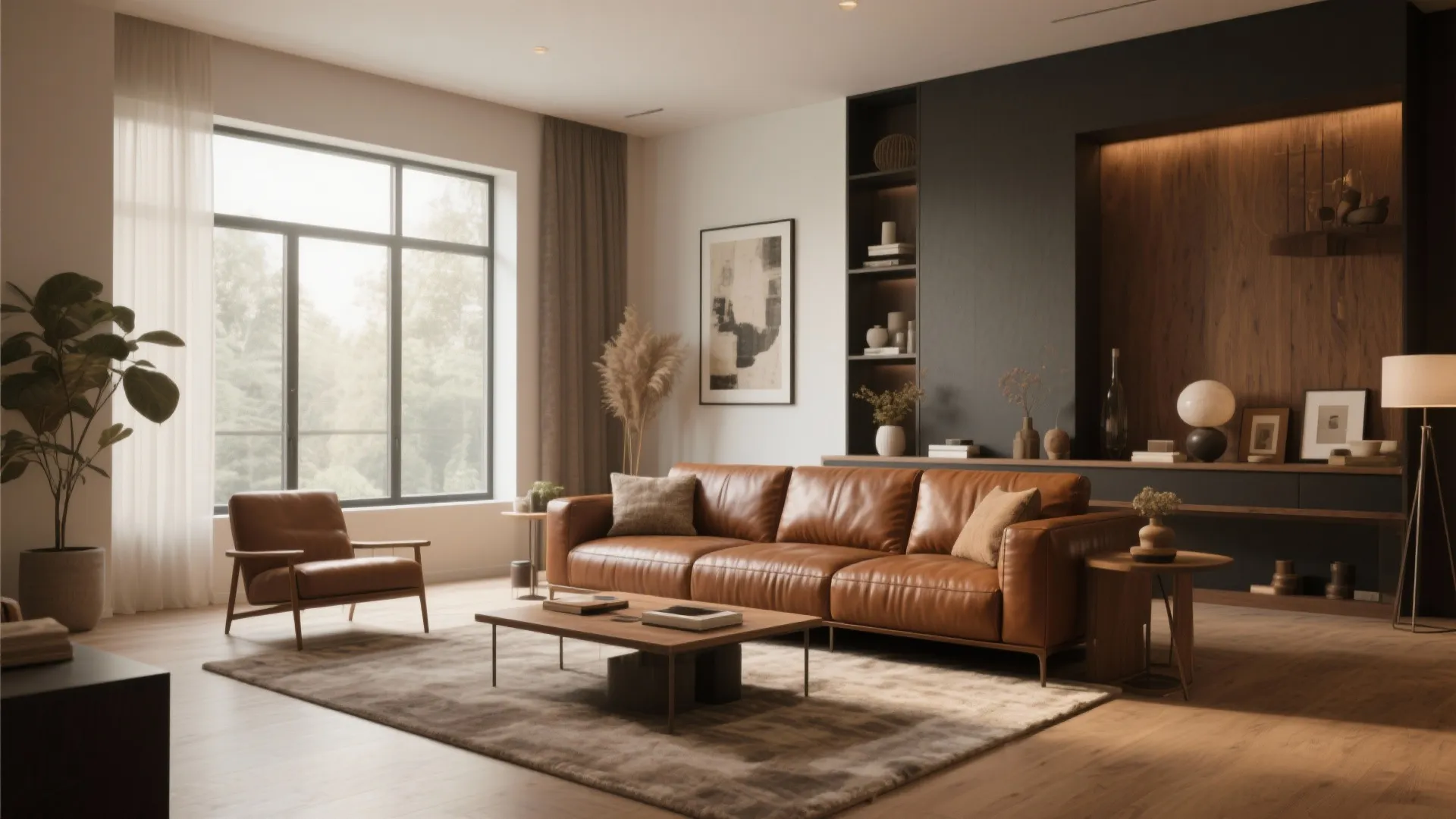 10 Living Room Decorating Ideas with Leather Furniture: My personal tips to style your leather furniture in the living room for a cozy yet modern vibe