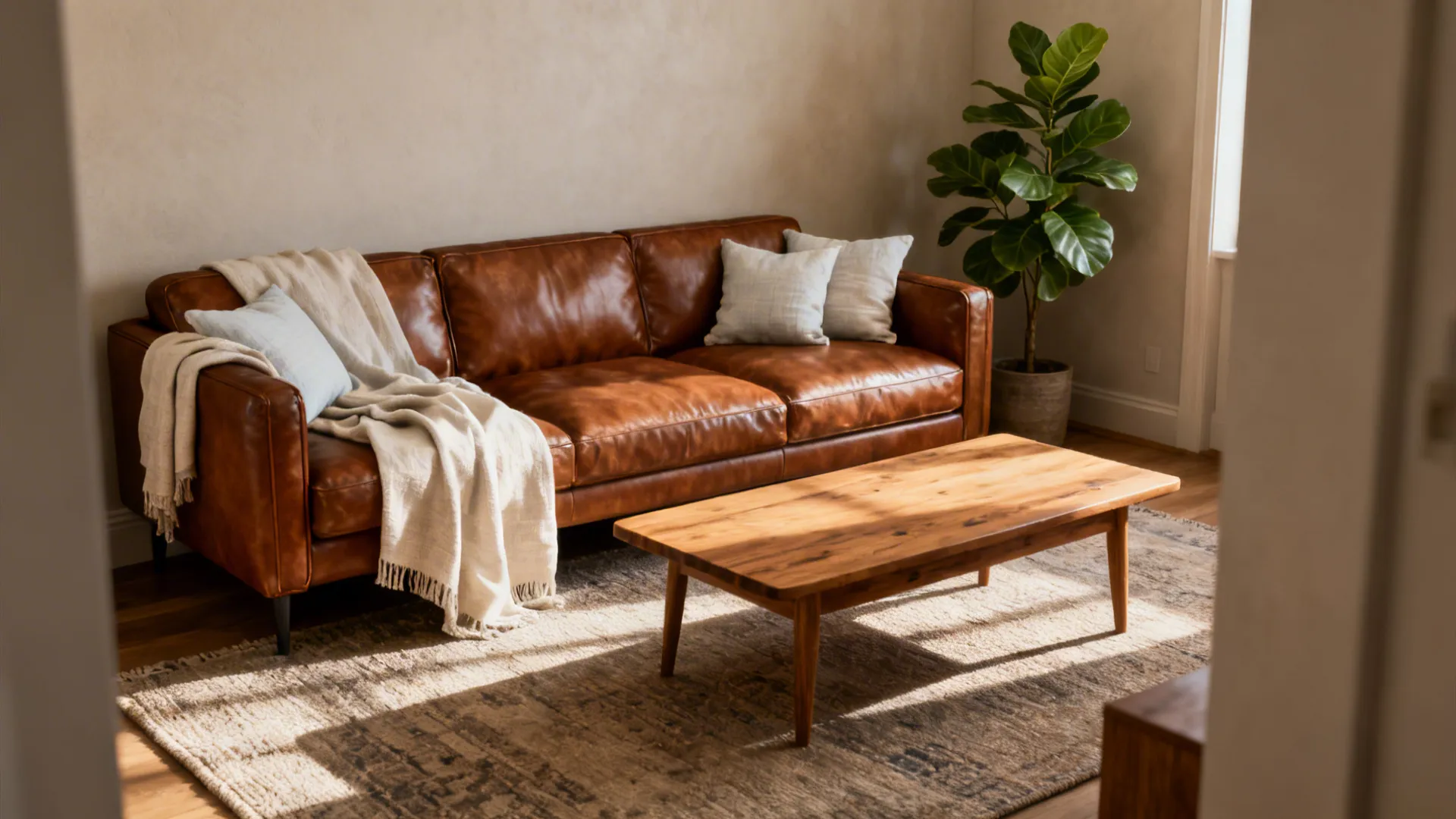Mixing Leather Furniture: 5 Inspiring Ideas: Creative ways to mix leather furniture in small living rooms without feeling heavy