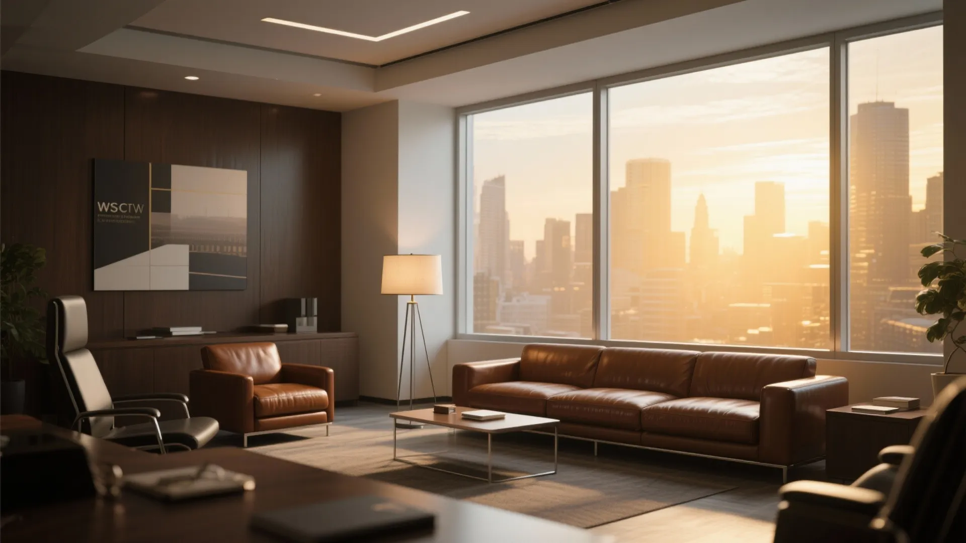 8. Leather Couch for Statement Look