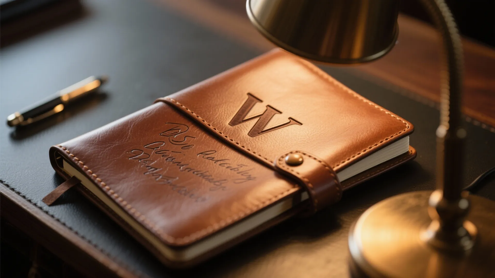 5: Personalized Leather Notebook