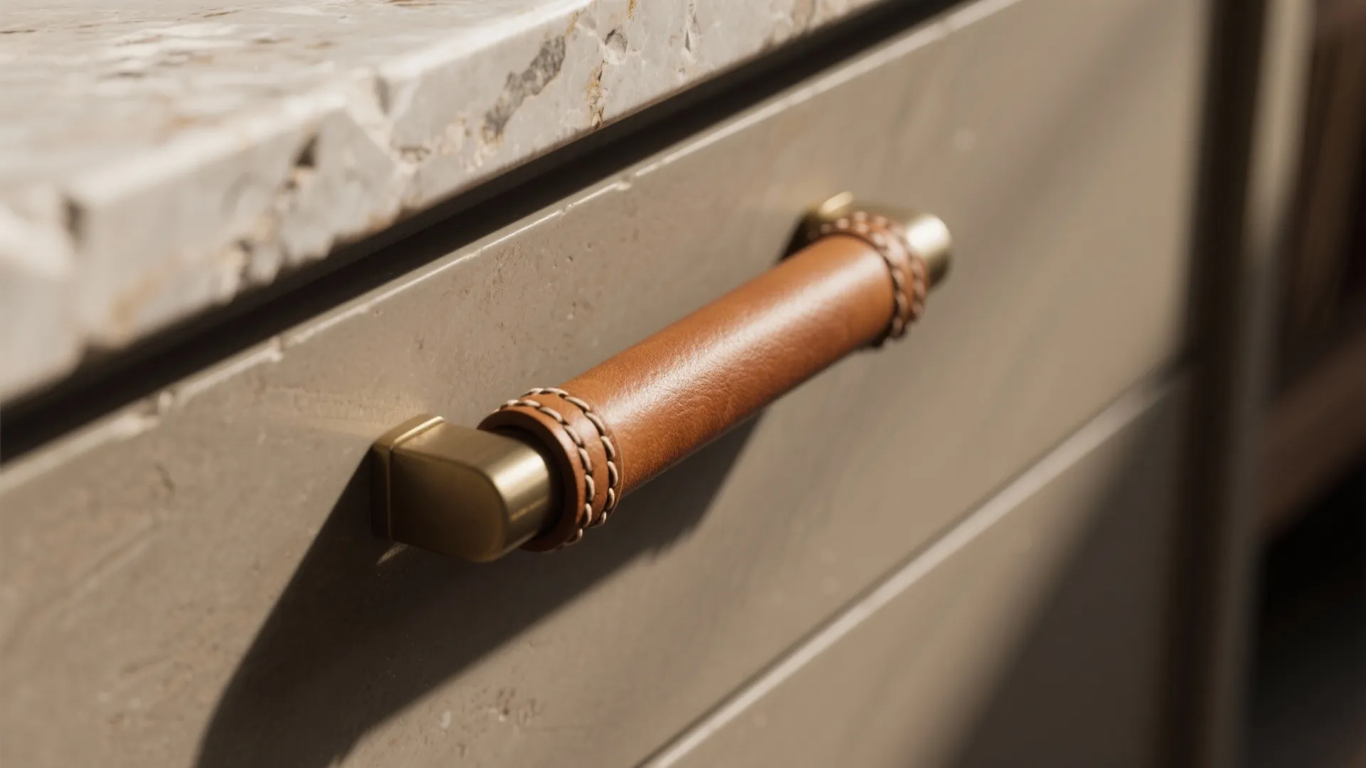4. Leather Wrapped Pulls