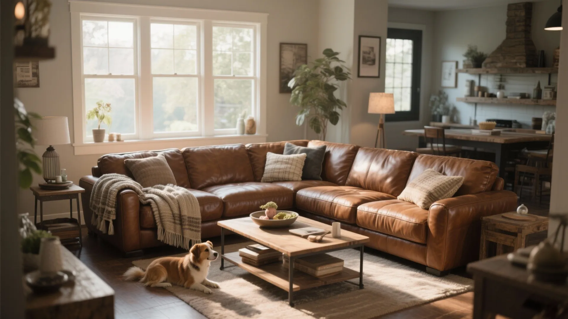 8. Leather Sectionals for Durability