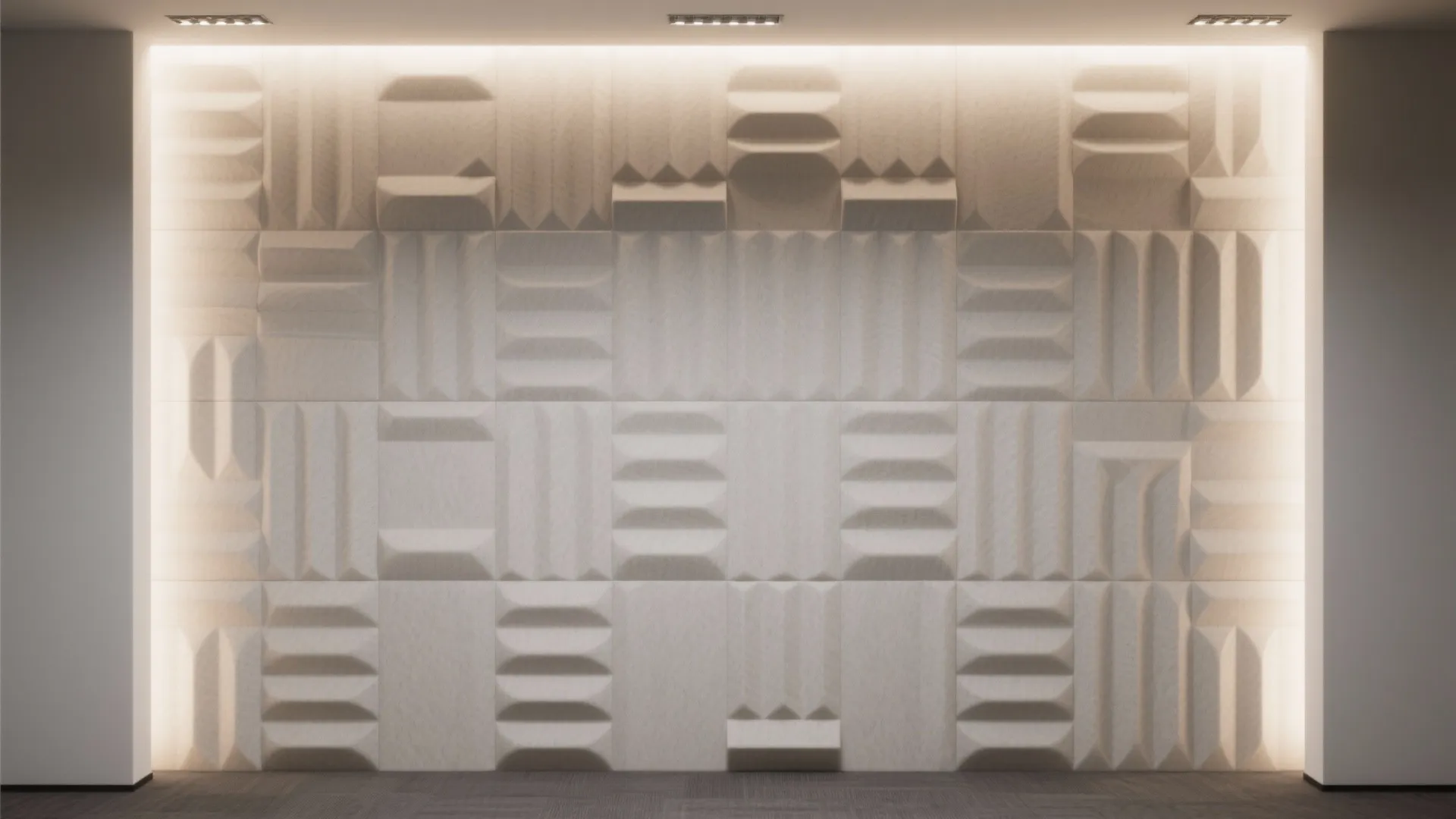 Light and Texture: LED Wash + 3D Panels