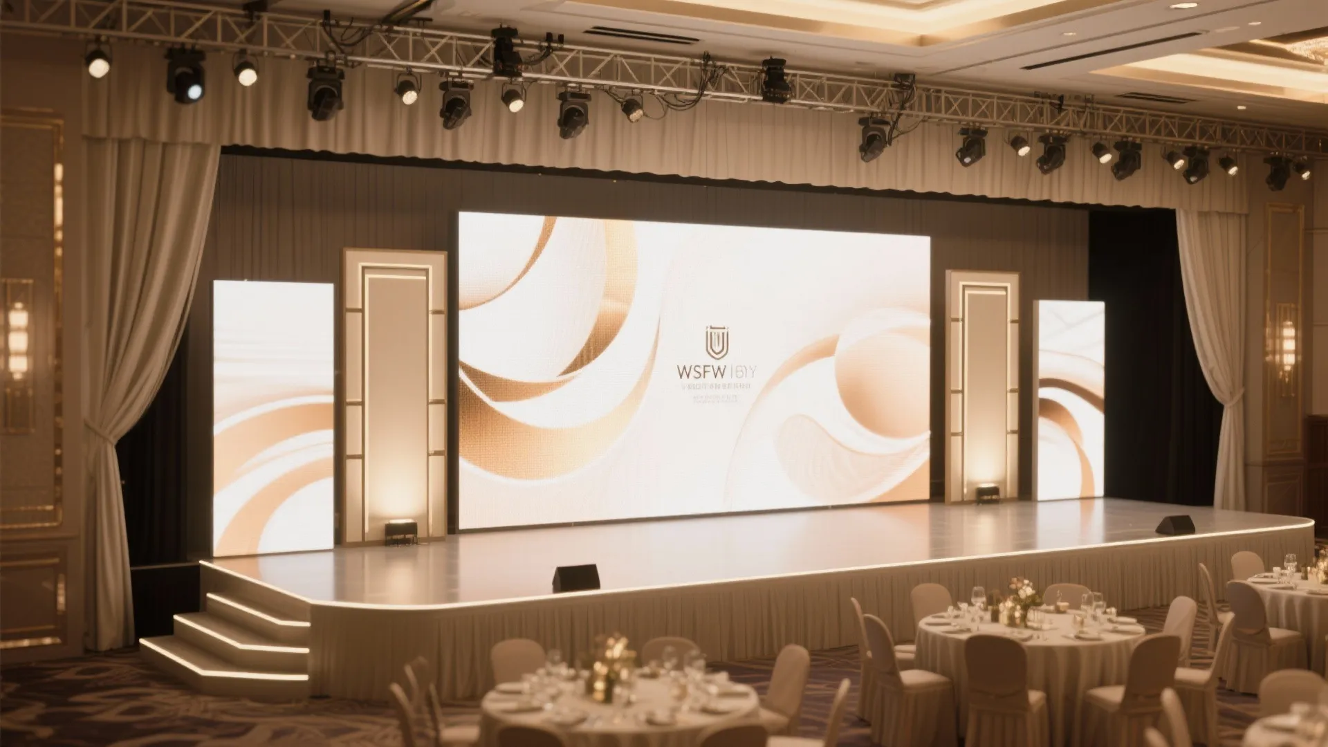 Digital Media Walls and Changeable Backdrops