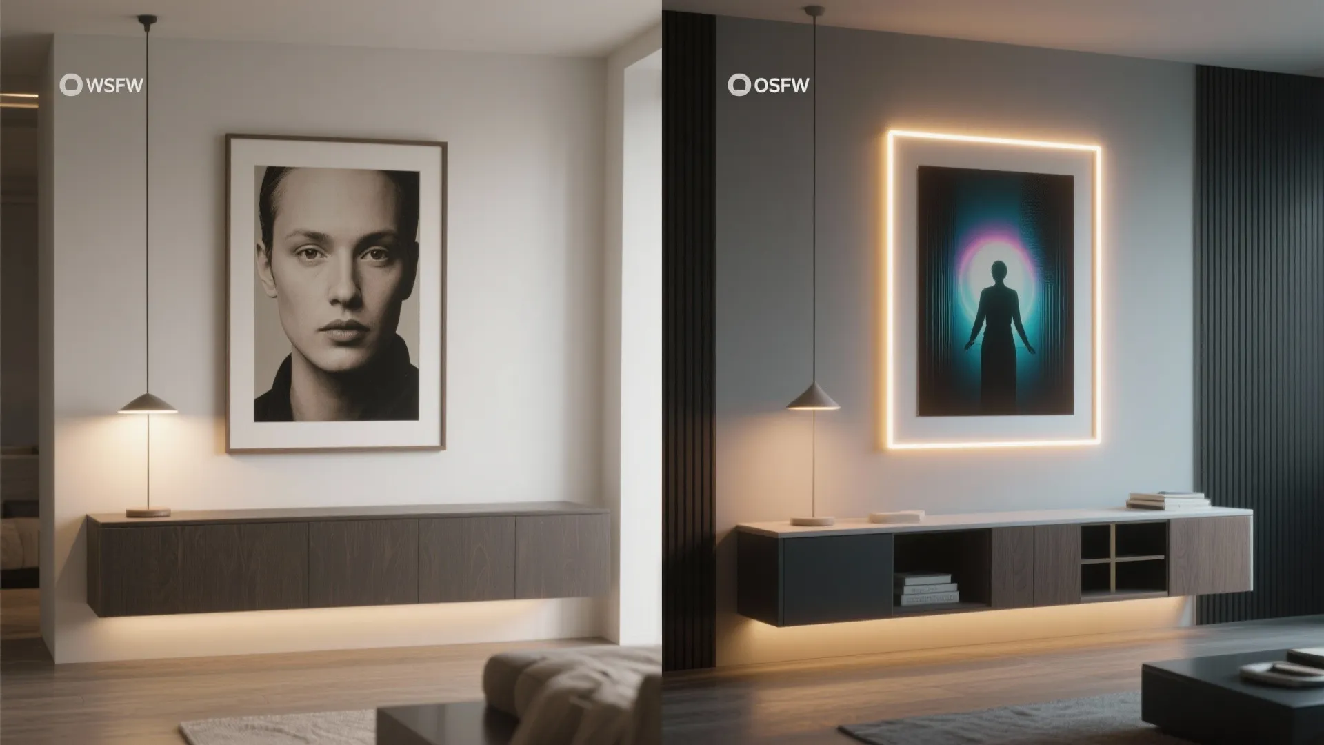 5. Integrated LED frames and backlighting