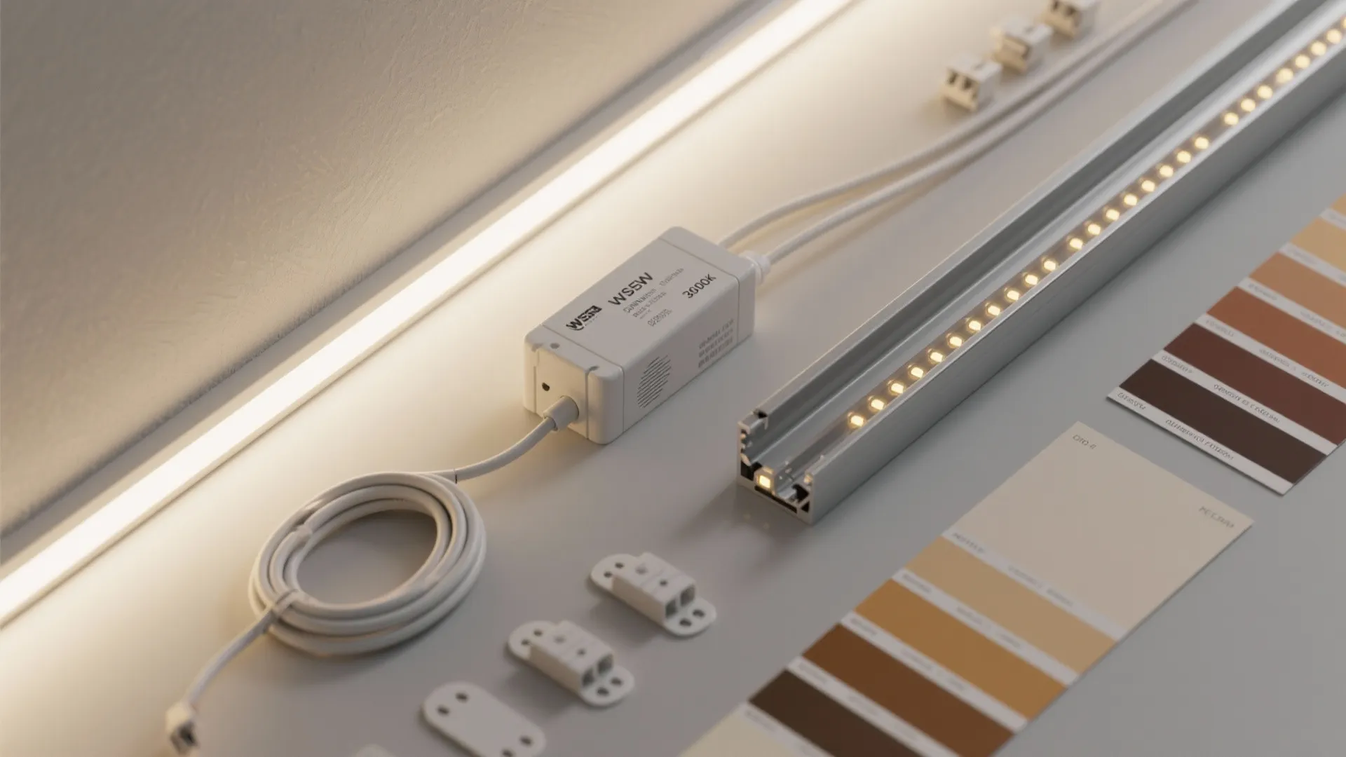 Backlit Panel Wall for Ambient Depth