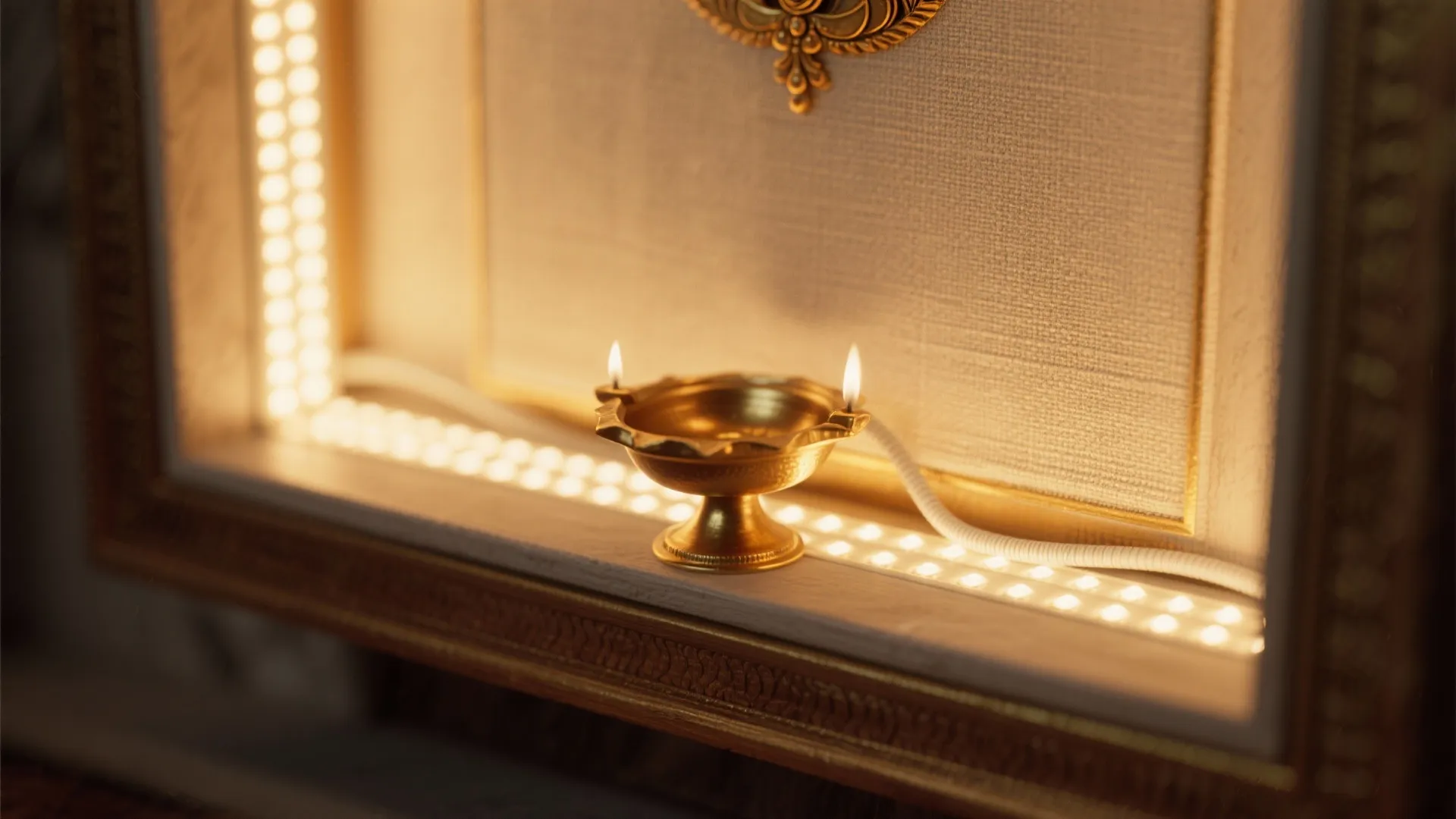 Floating Mandir Wall Niche