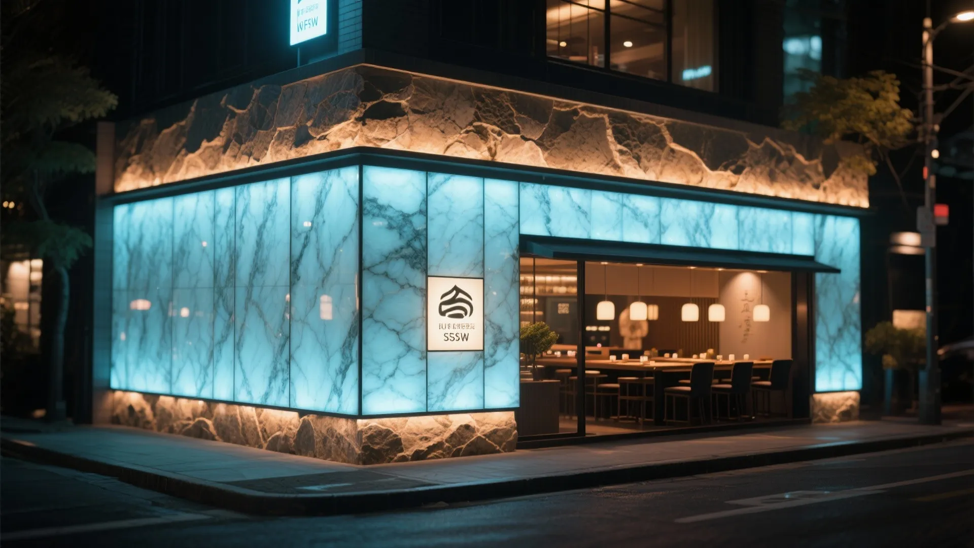 LED Backlit Feature Walls