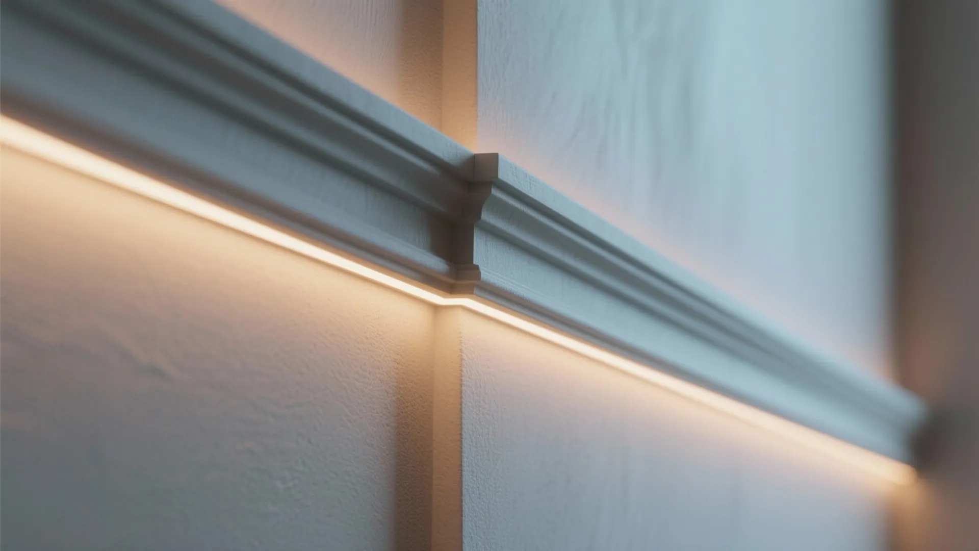5. Minimal Shadow Gaps and LED-Backlit Moldings