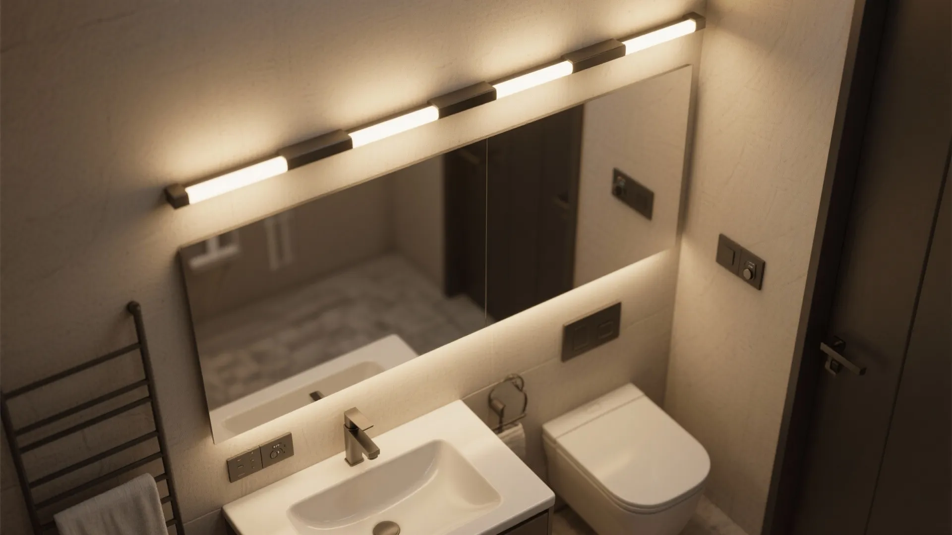 4. Integrated LED 4-Light Bar with Dimmable Controls