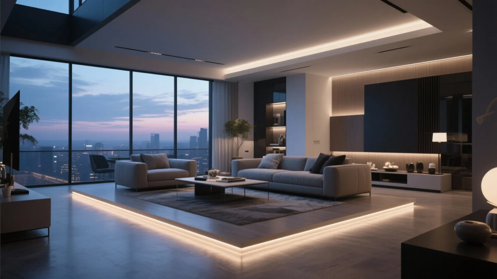 Baseboards with Integrated LED Lighting