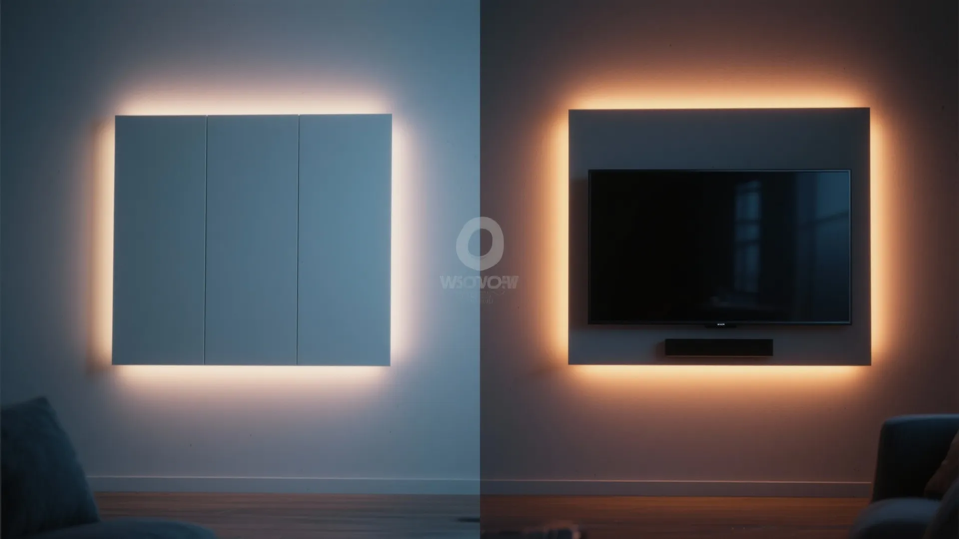 Soft LED backlighting for eye comfort