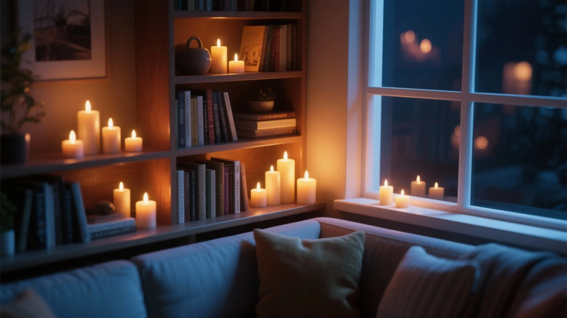 LED Candle Imitations for Cozy Corners