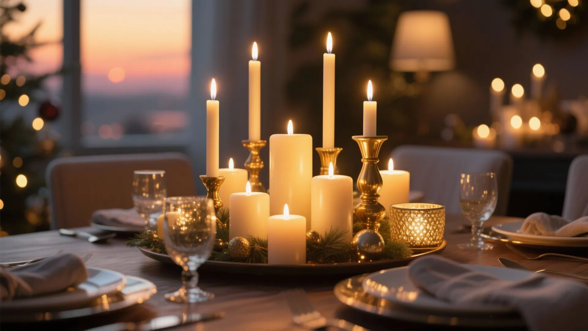 Candlelit Ambience with LED Candles