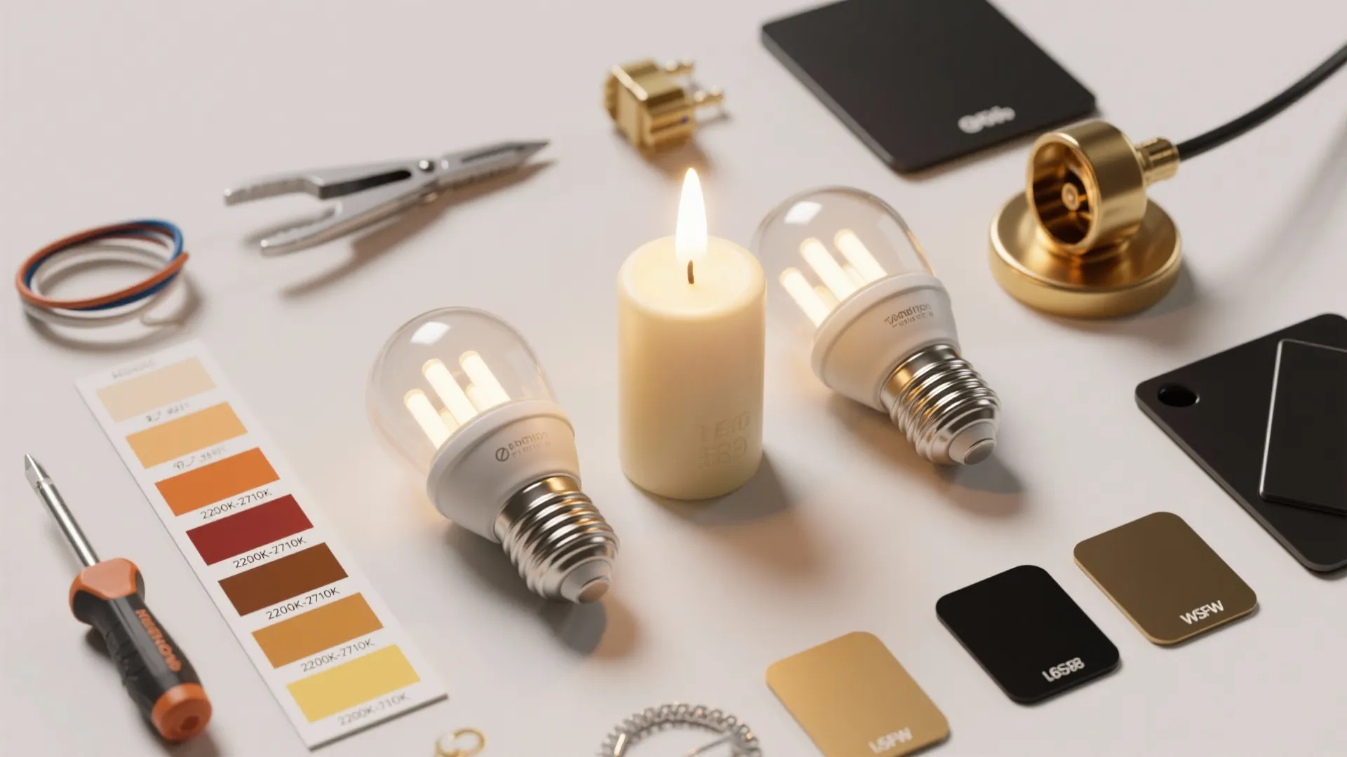 3. Candle-Style LED Bulbs for Ambience