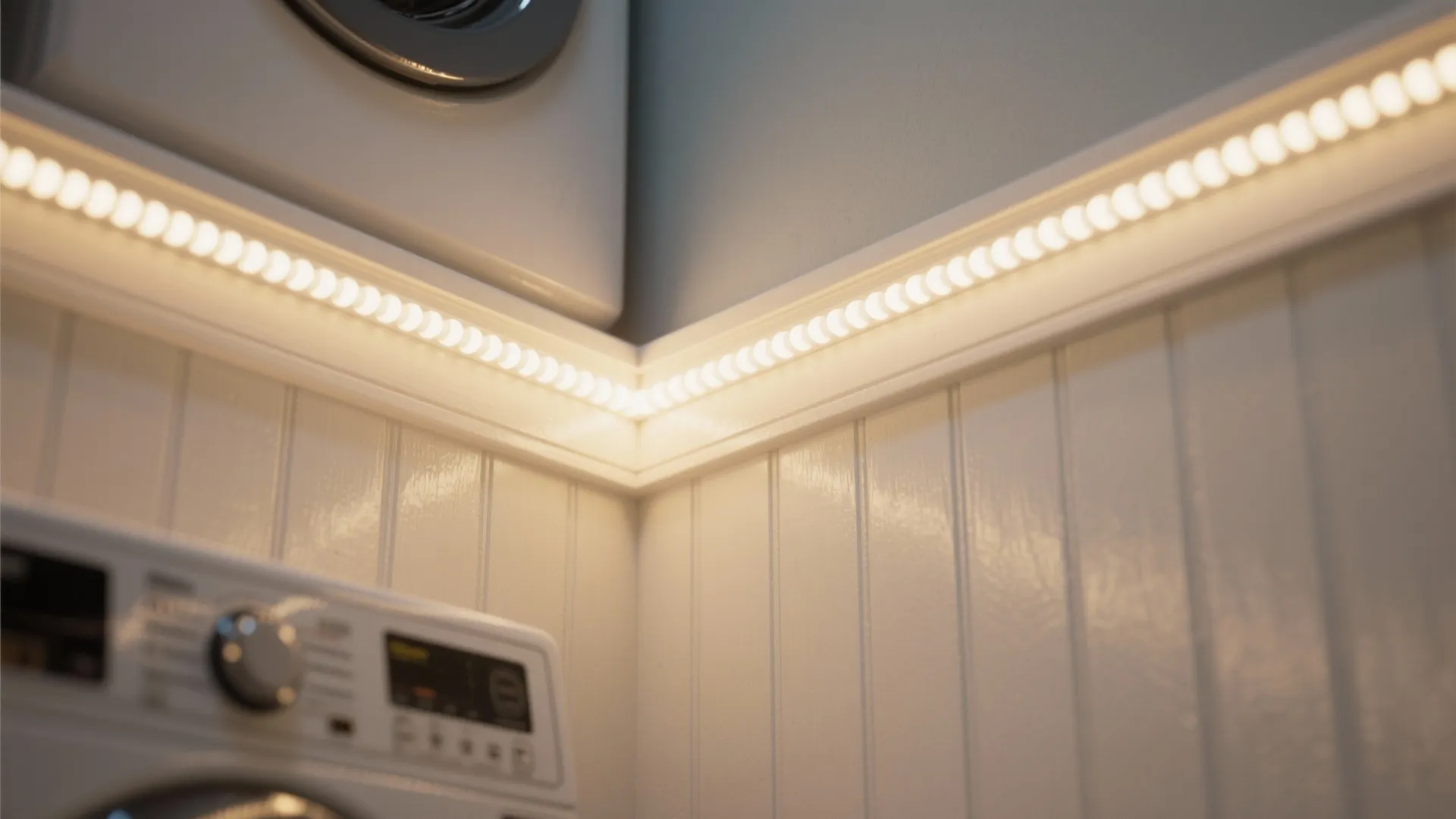 7. Highlight with LED Strip Lighting