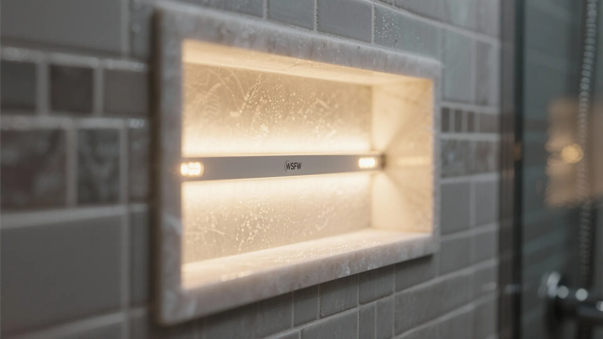Floating Niche with Integrated LED Backlight