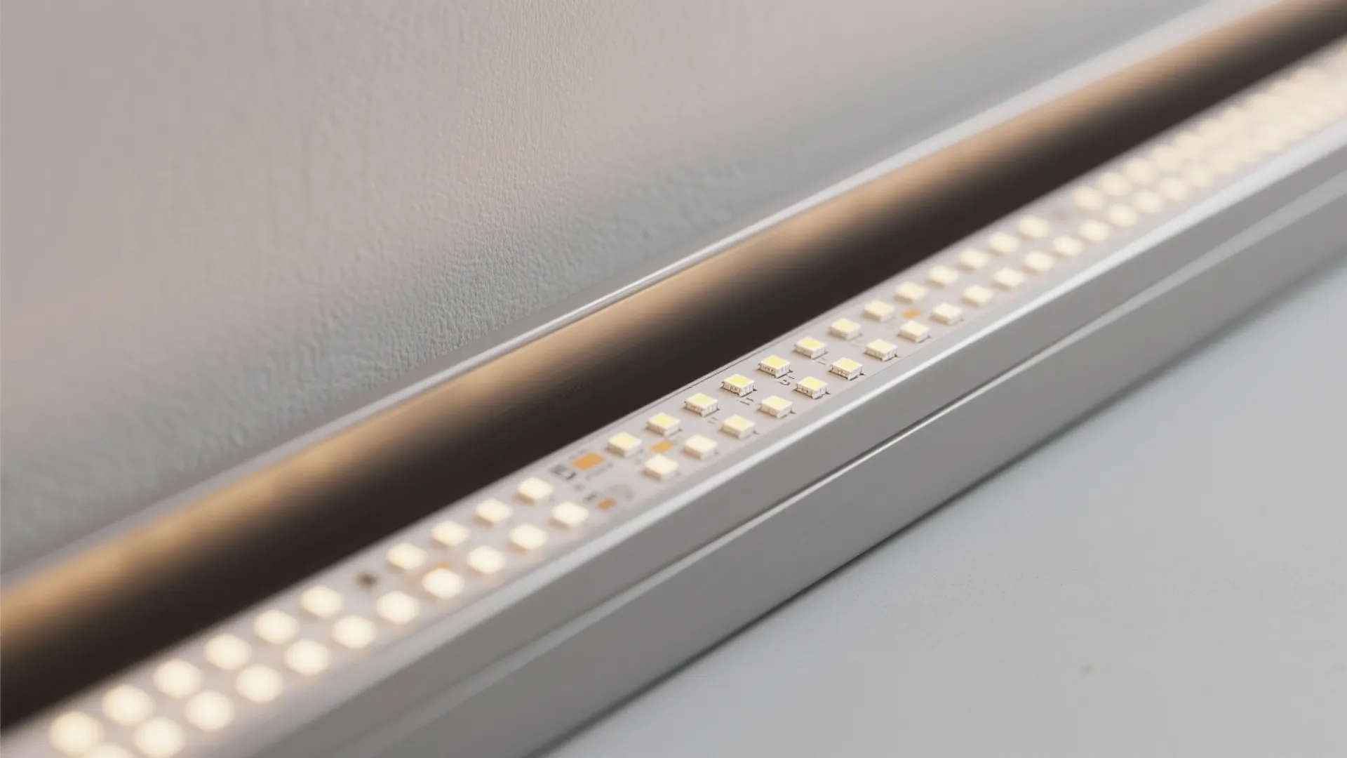 Backlit panels and headboard glow