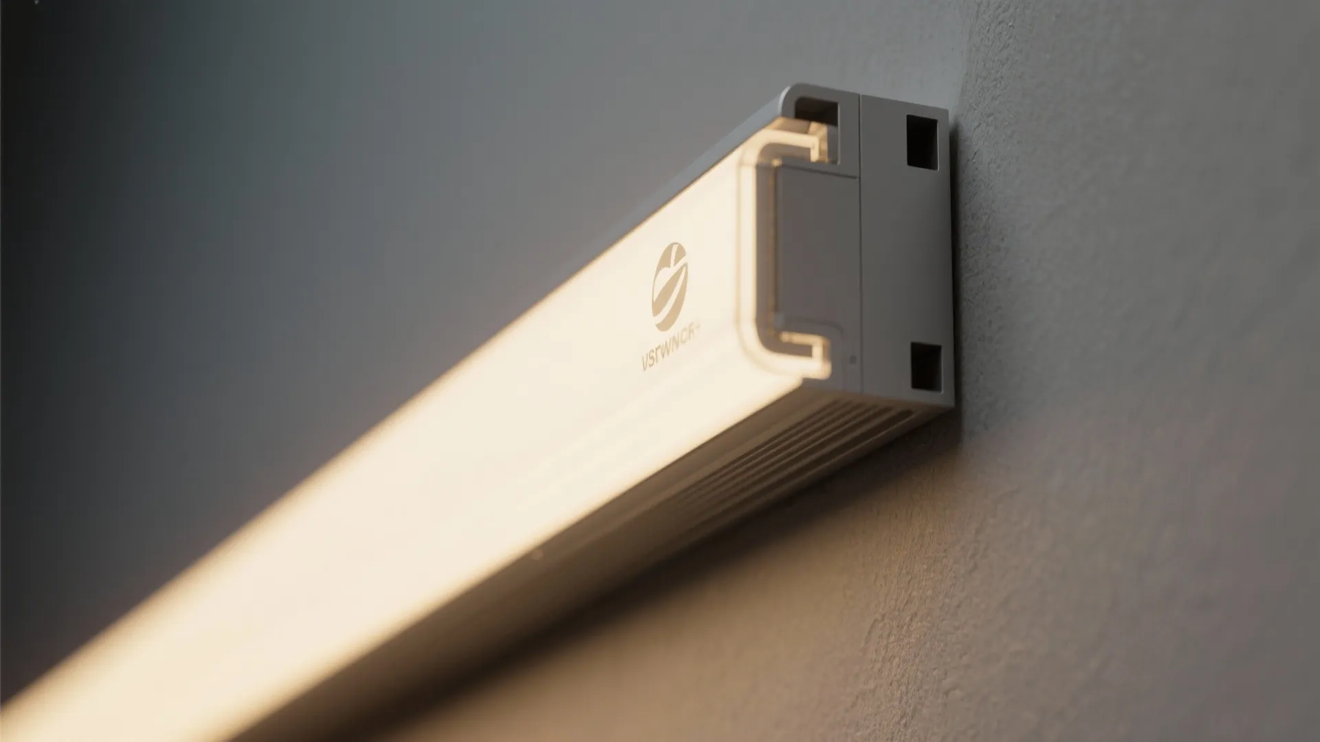 3) Vertical LED Channels as Ambient Wall Pillars