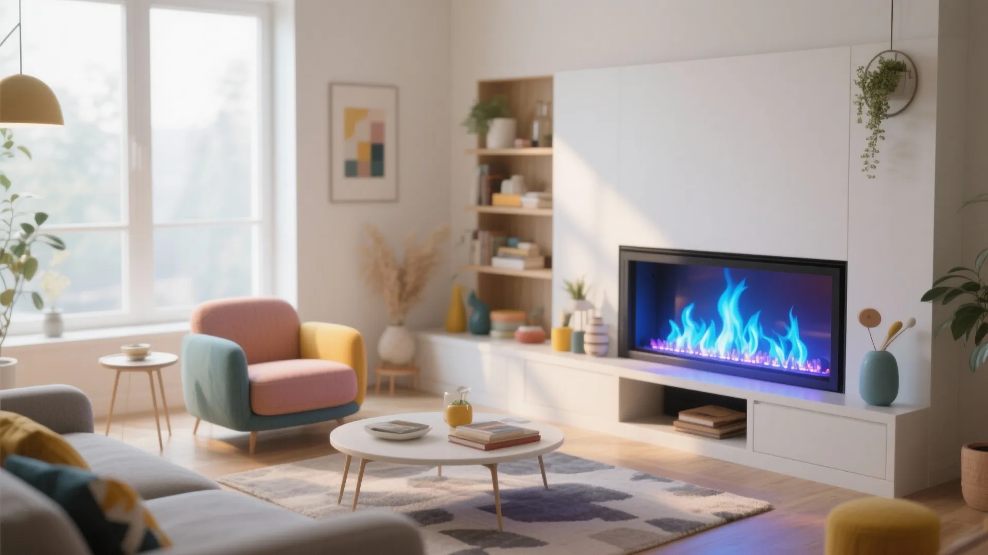 LED Color-Changing Flames