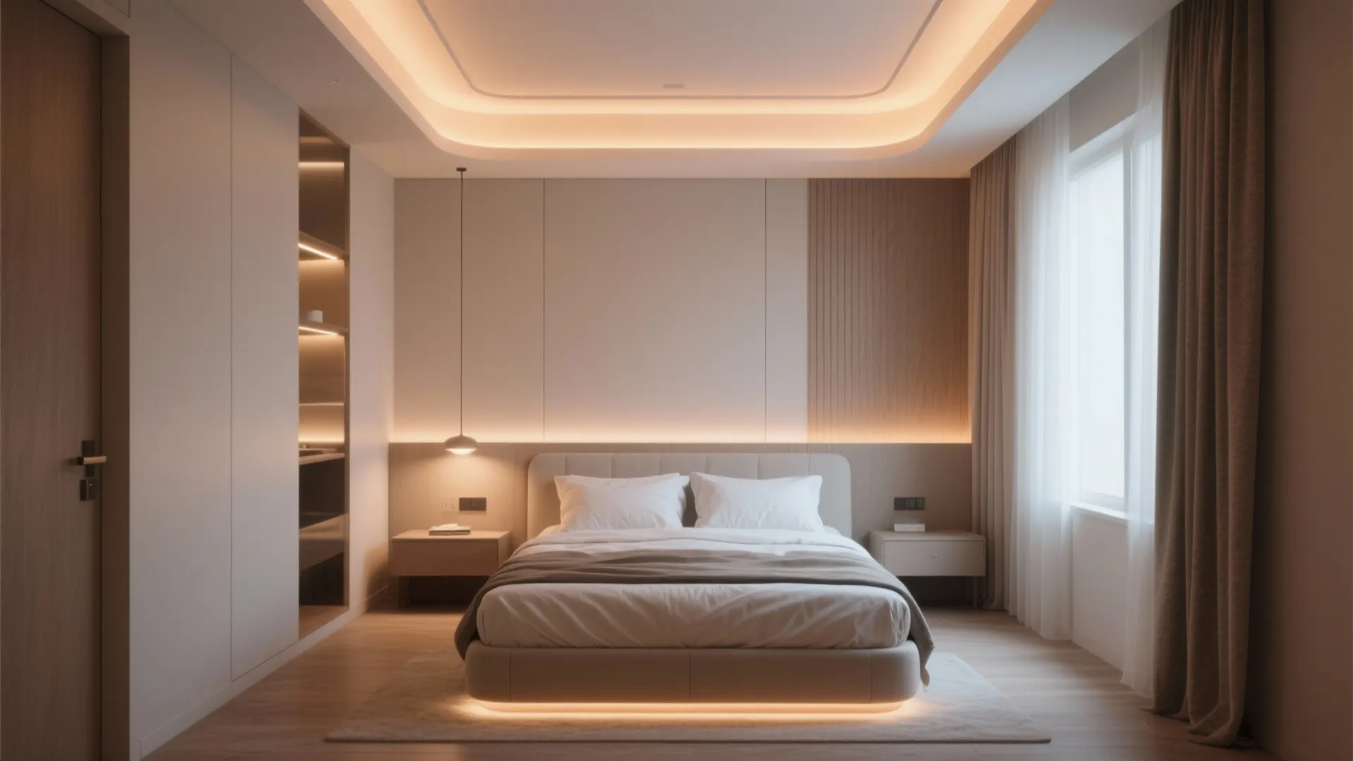 Layered LED Cove Lighting