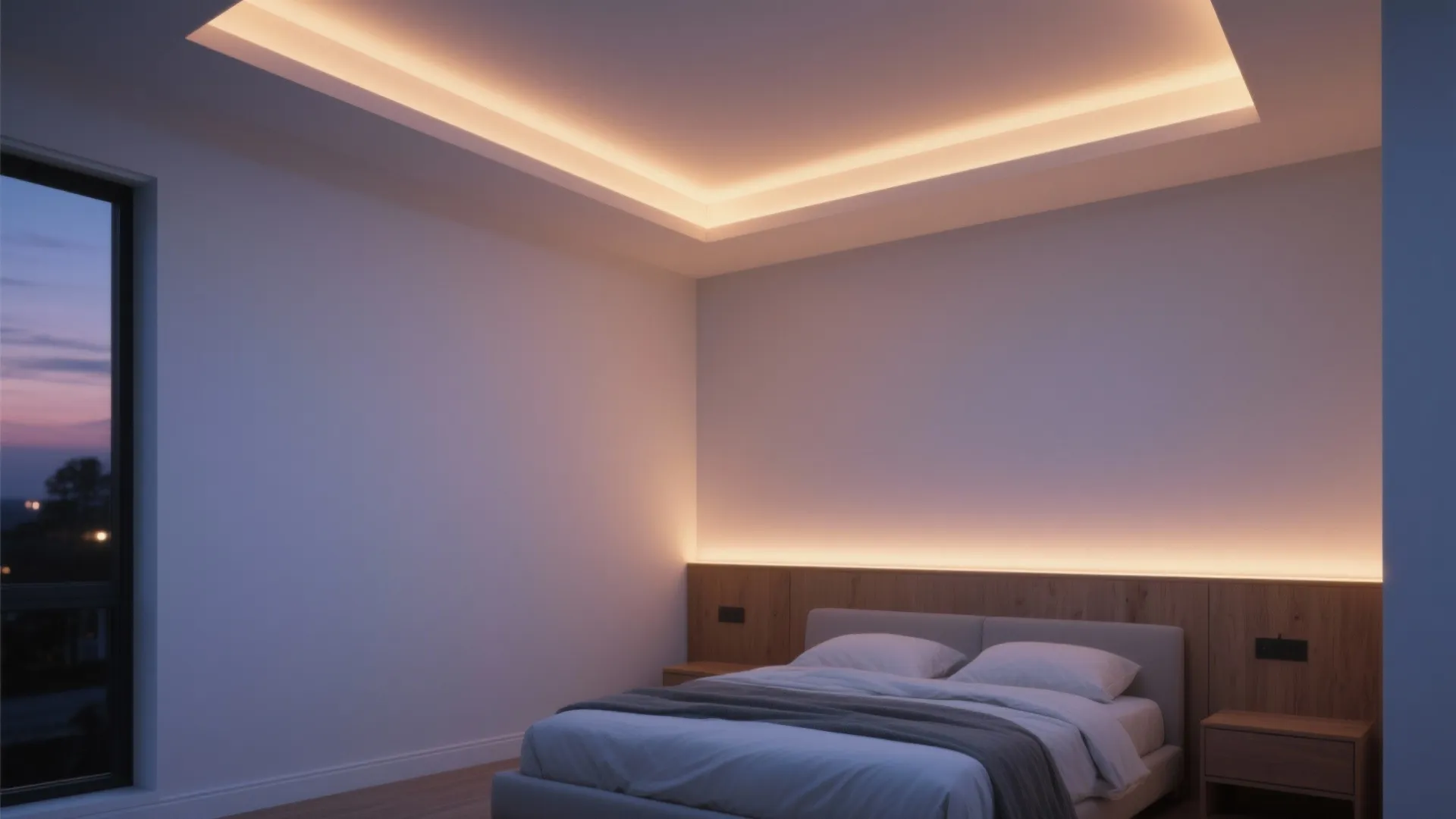 3) Soft-Glow Crown: LED Cove and Integrated Lighting