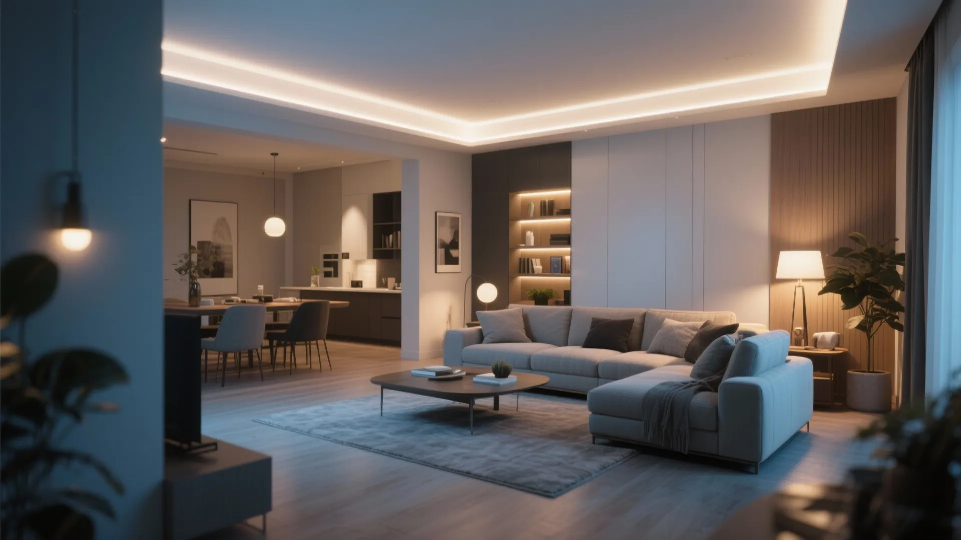 LED Cove Lighting for a Soft Glow