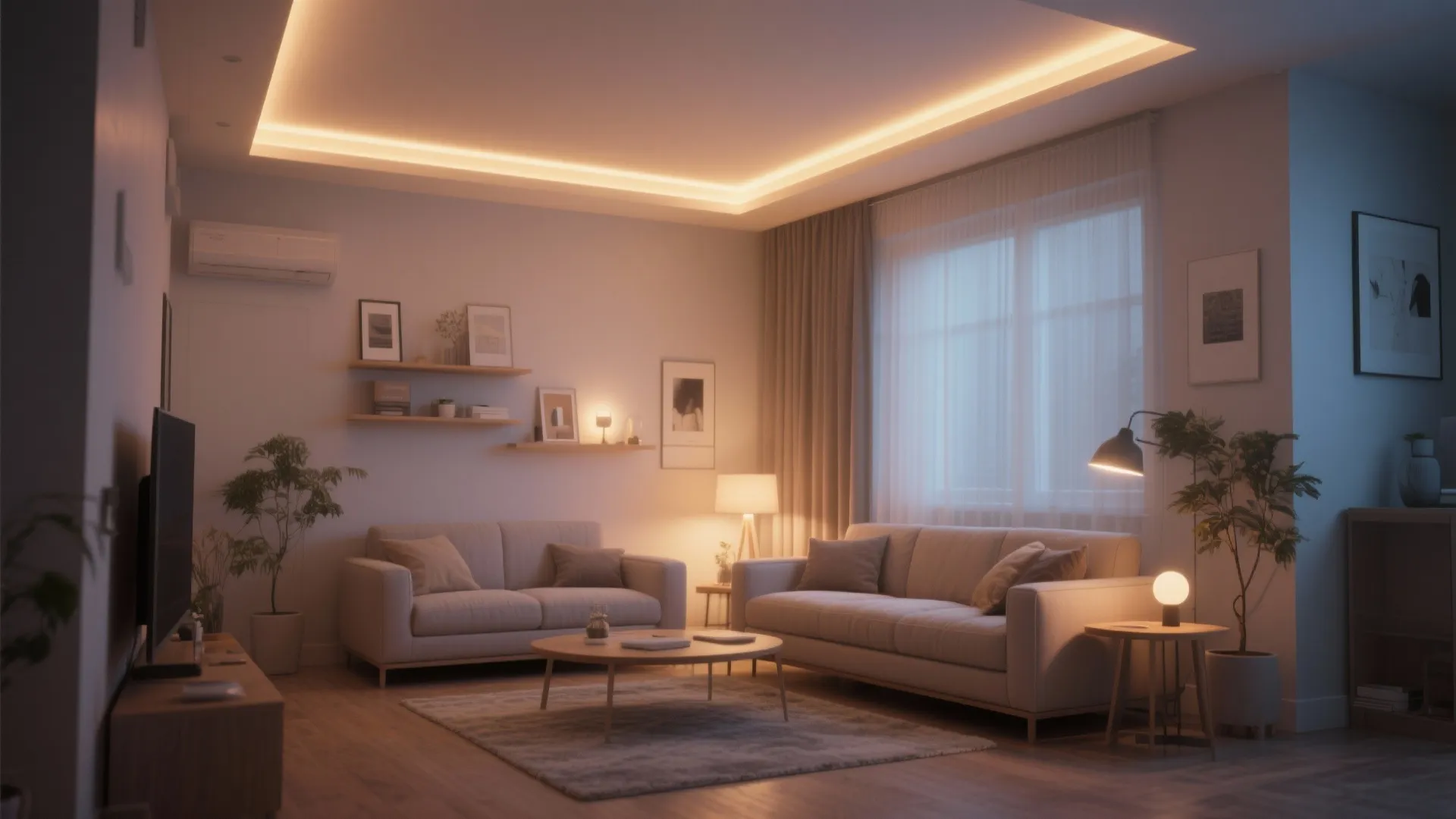 5. LED Cove Lighting for Ambient Glow