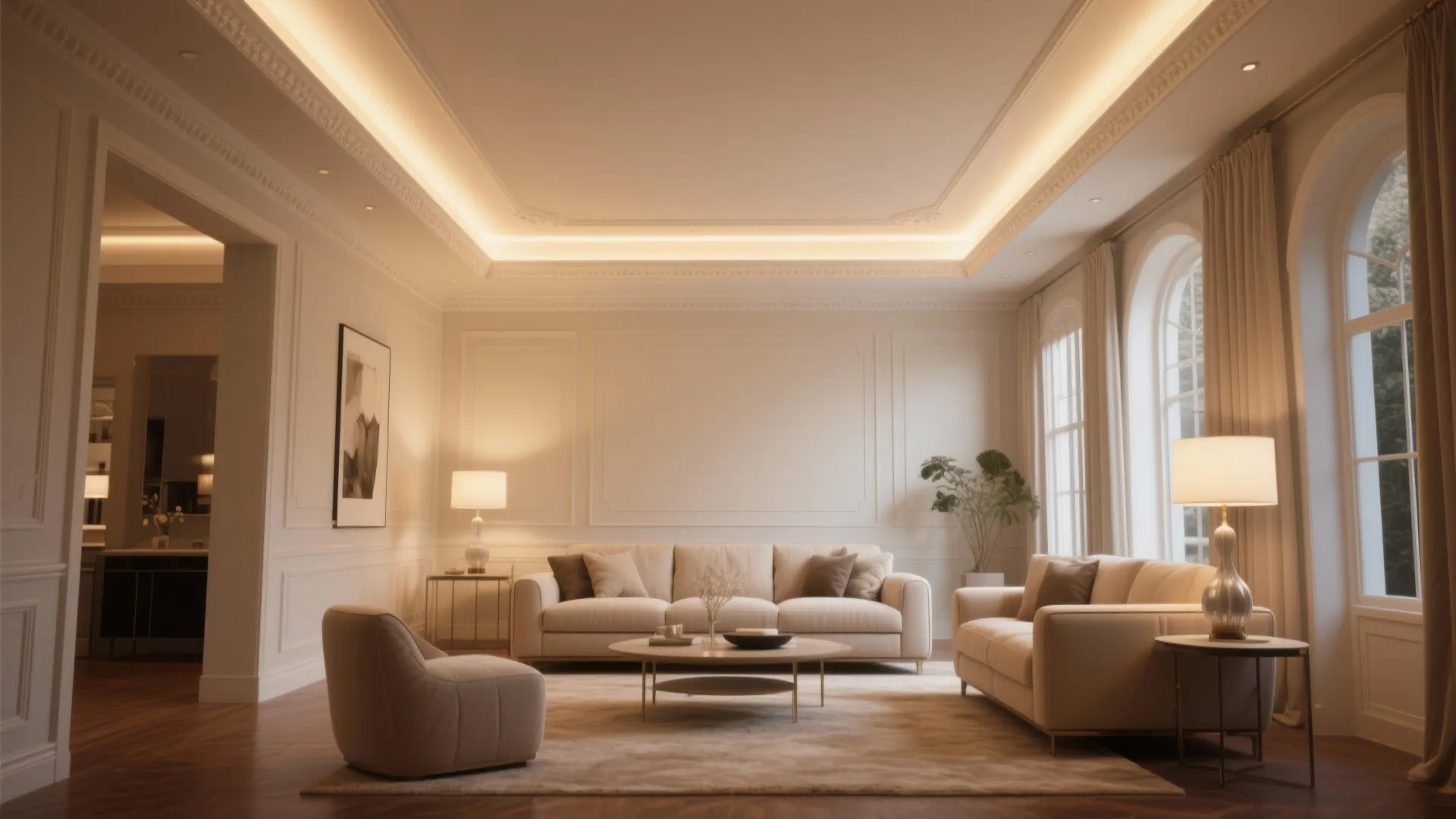 LED Cove Lighting for Ambient Glow