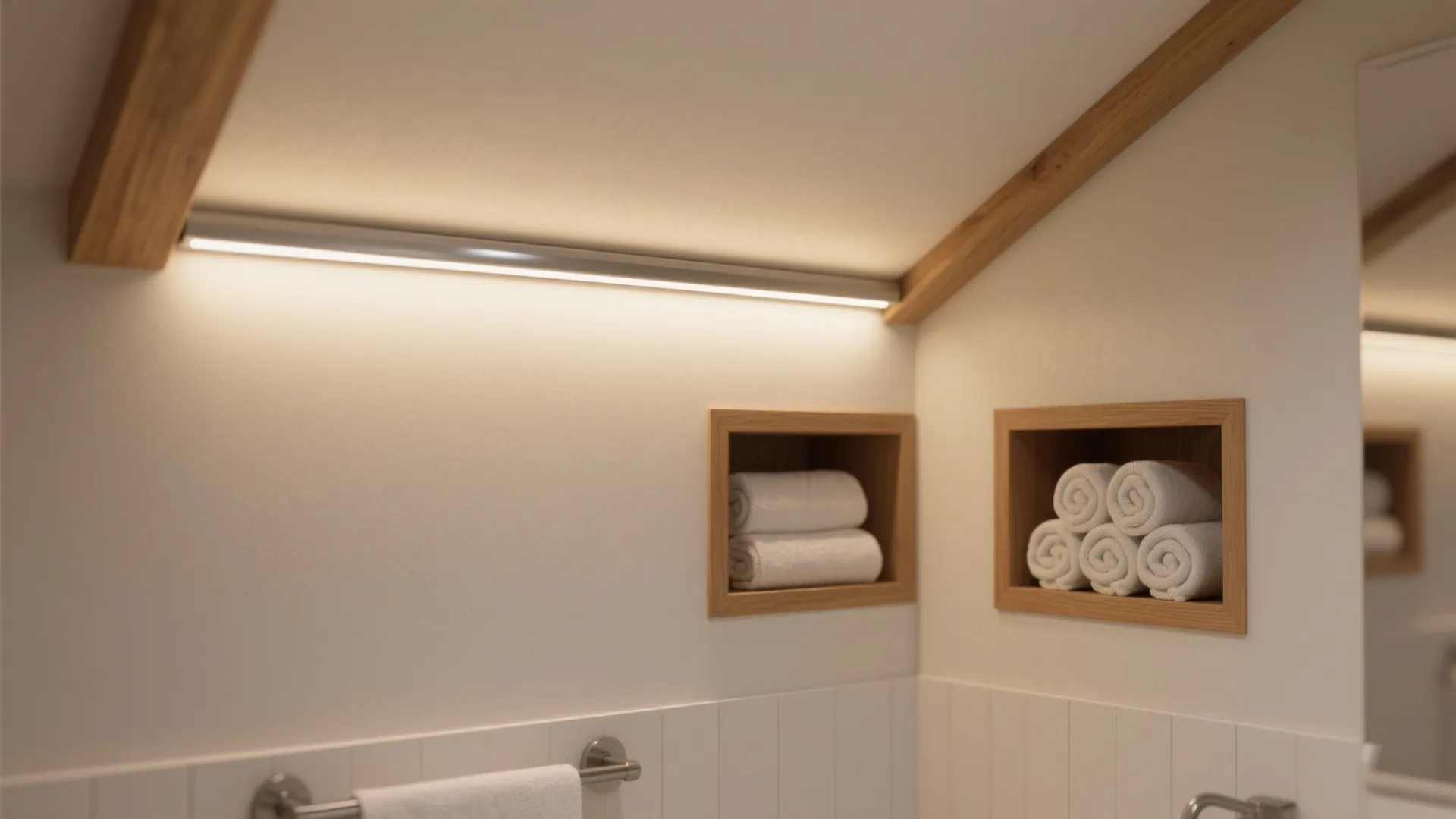 Integrated Lighting and Storage in the Roof Plane