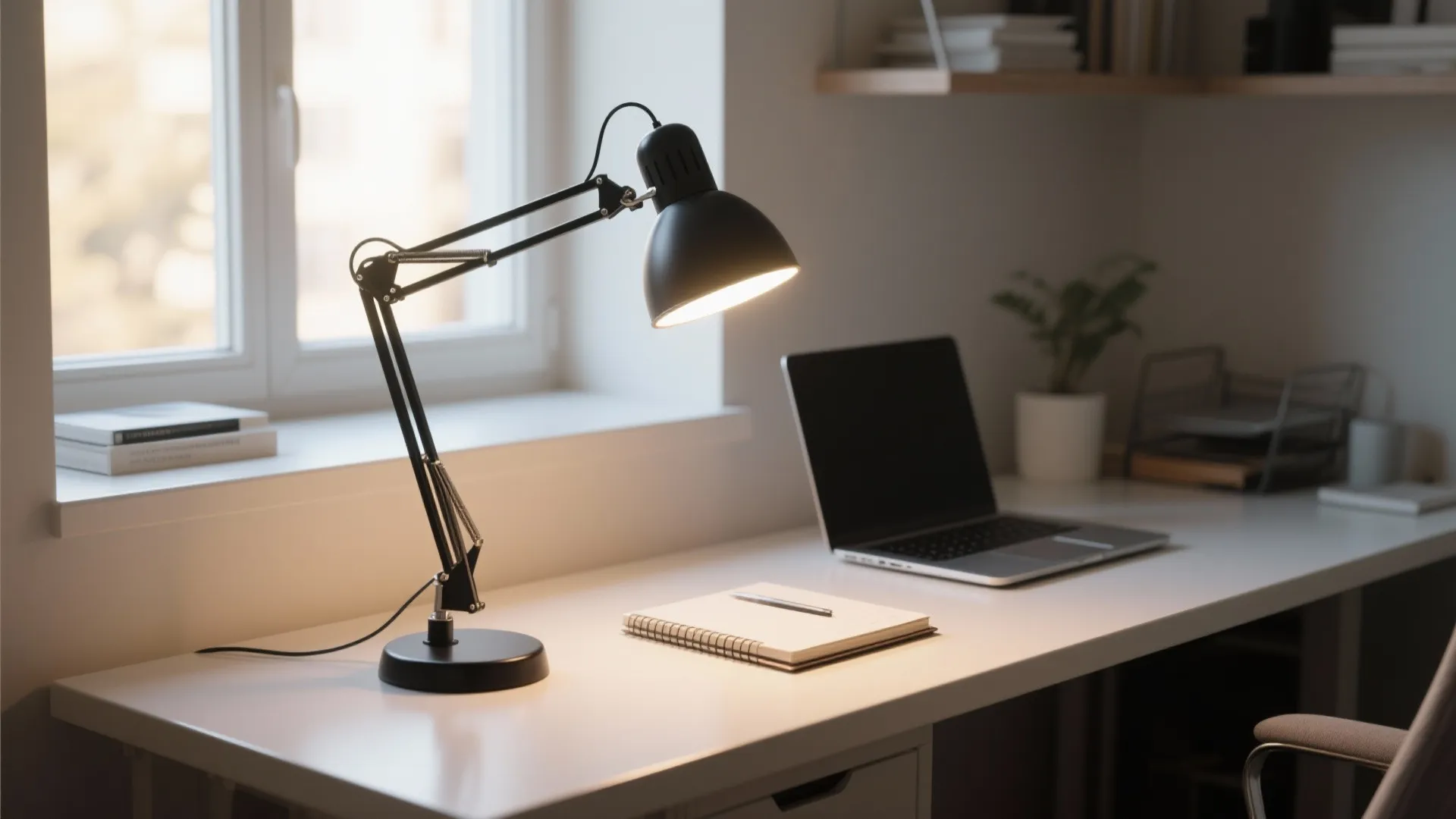 2. Adjustable LED Desk Lamp