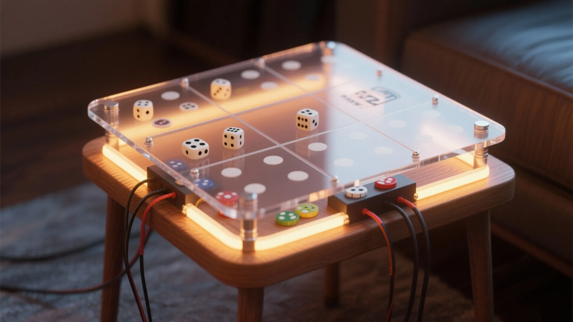 5. Interactive LED Dice Table