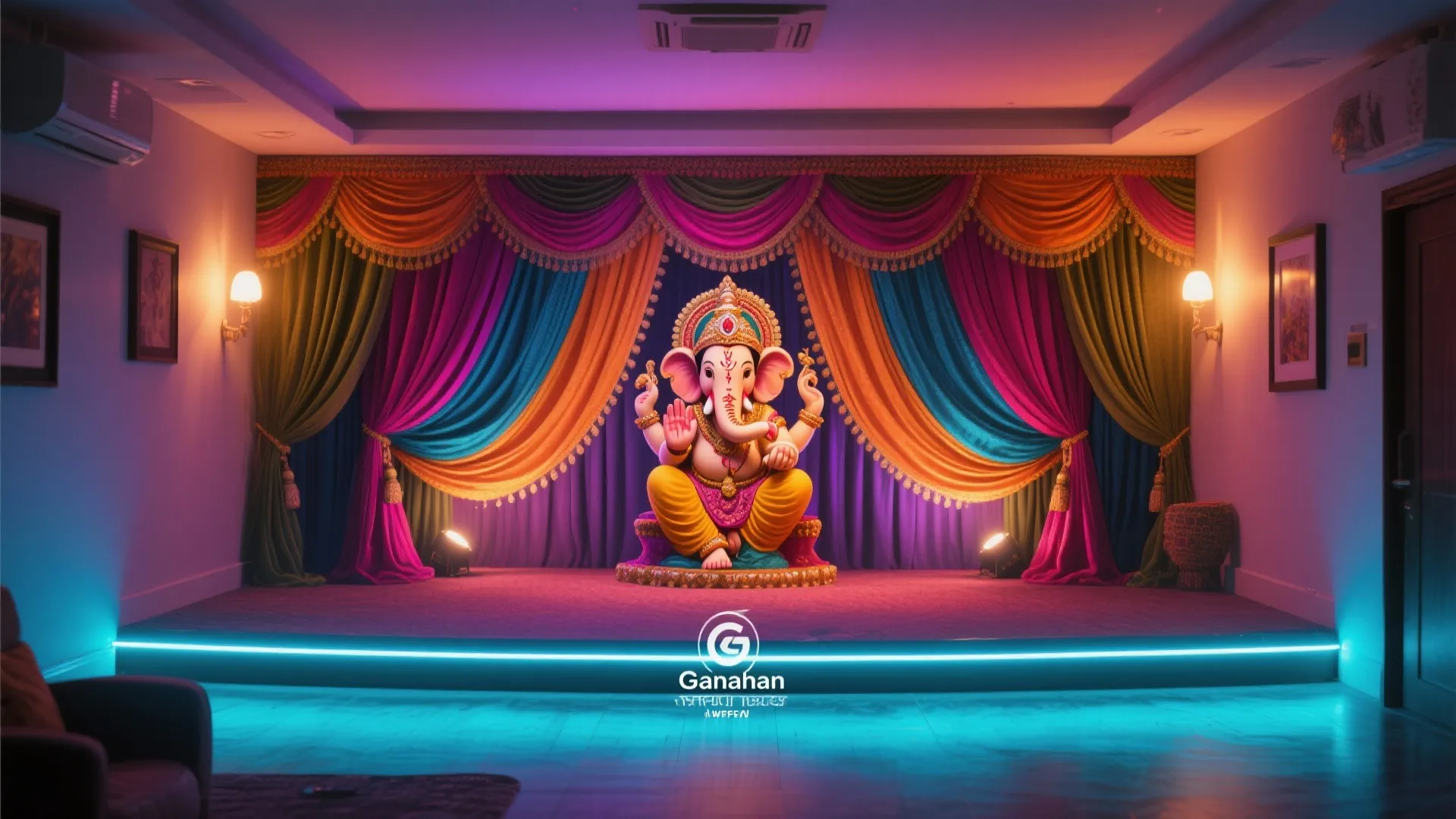 LED & Fabric Draping Stage