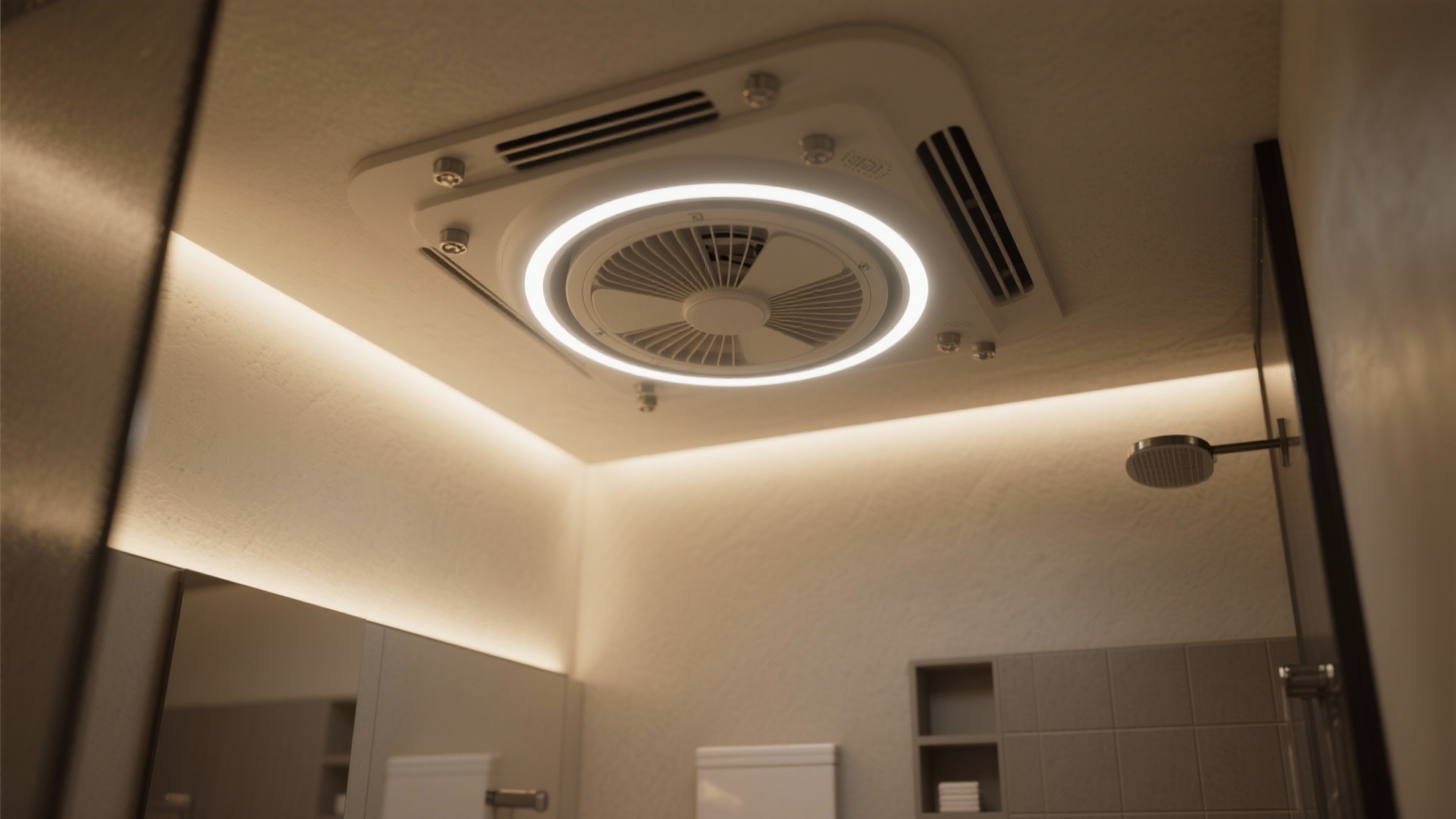 5 Decorative Bathroom Light & Exhaust Fan Ideas