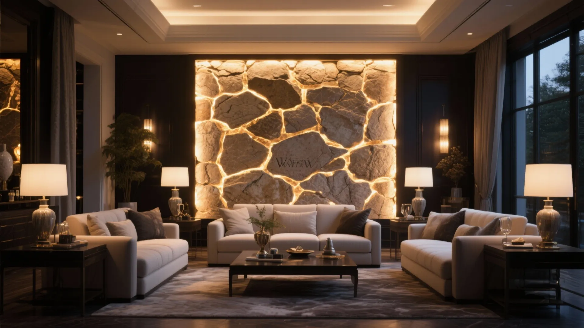 Backlit Feature Walls