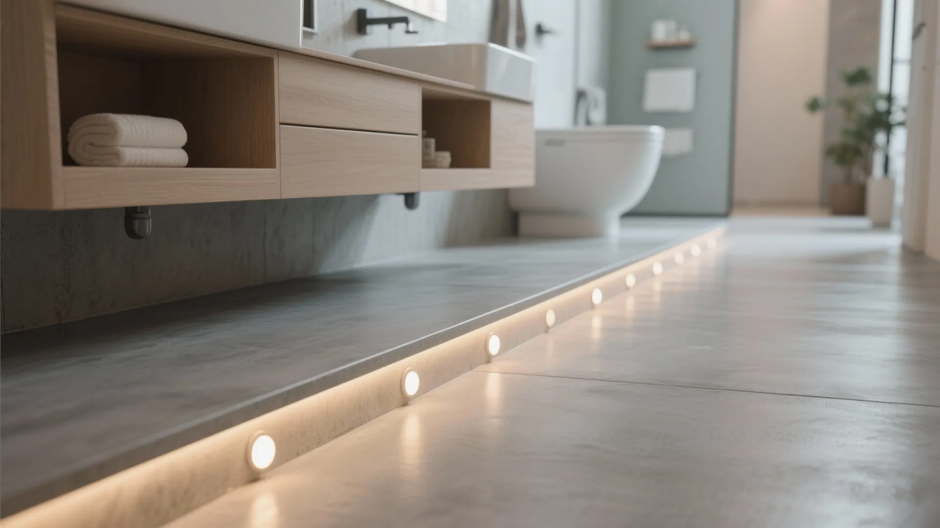 10. Floor-Level Guiding Lights