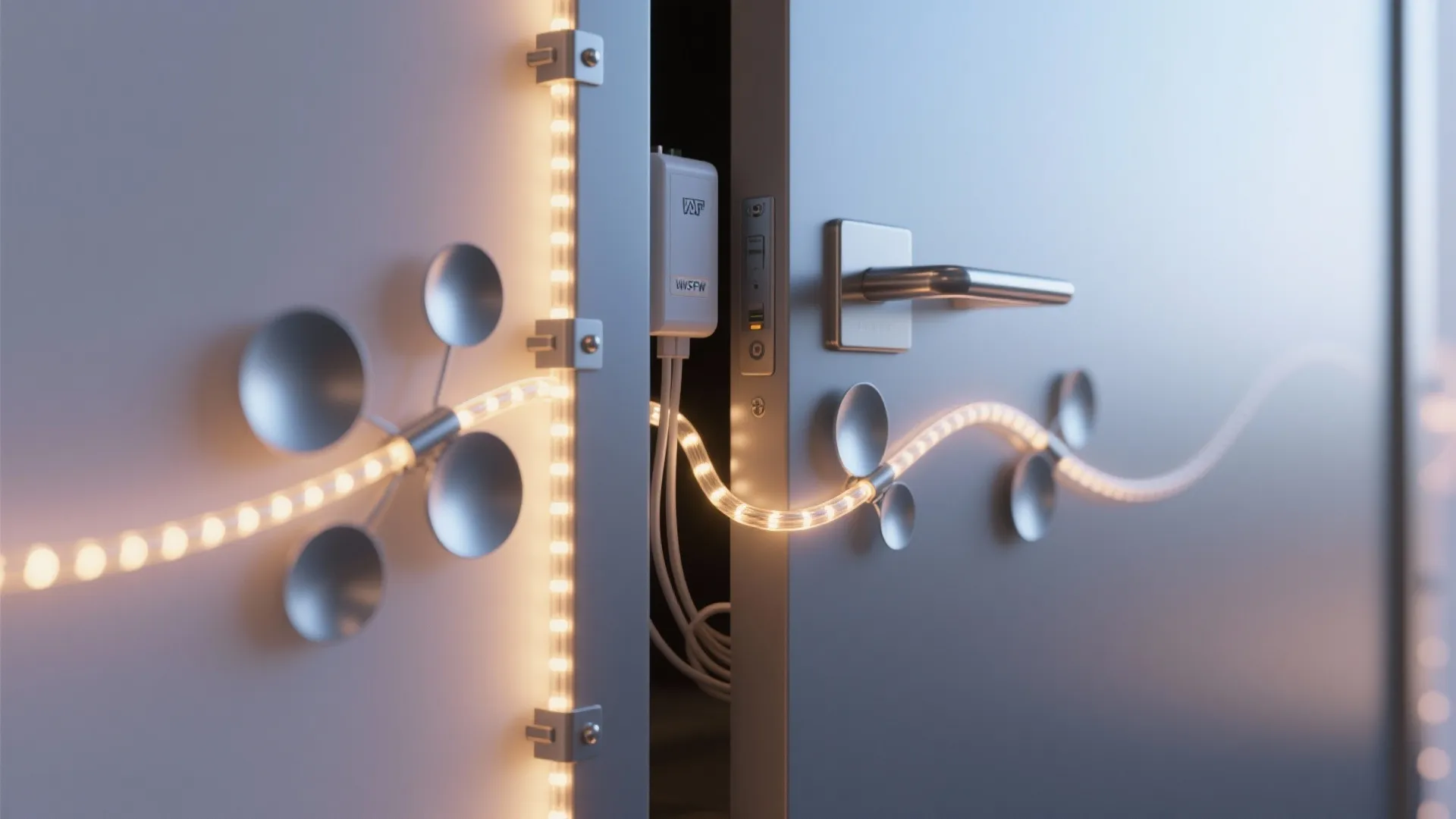 5. LED Frame and Minimal Ornaments