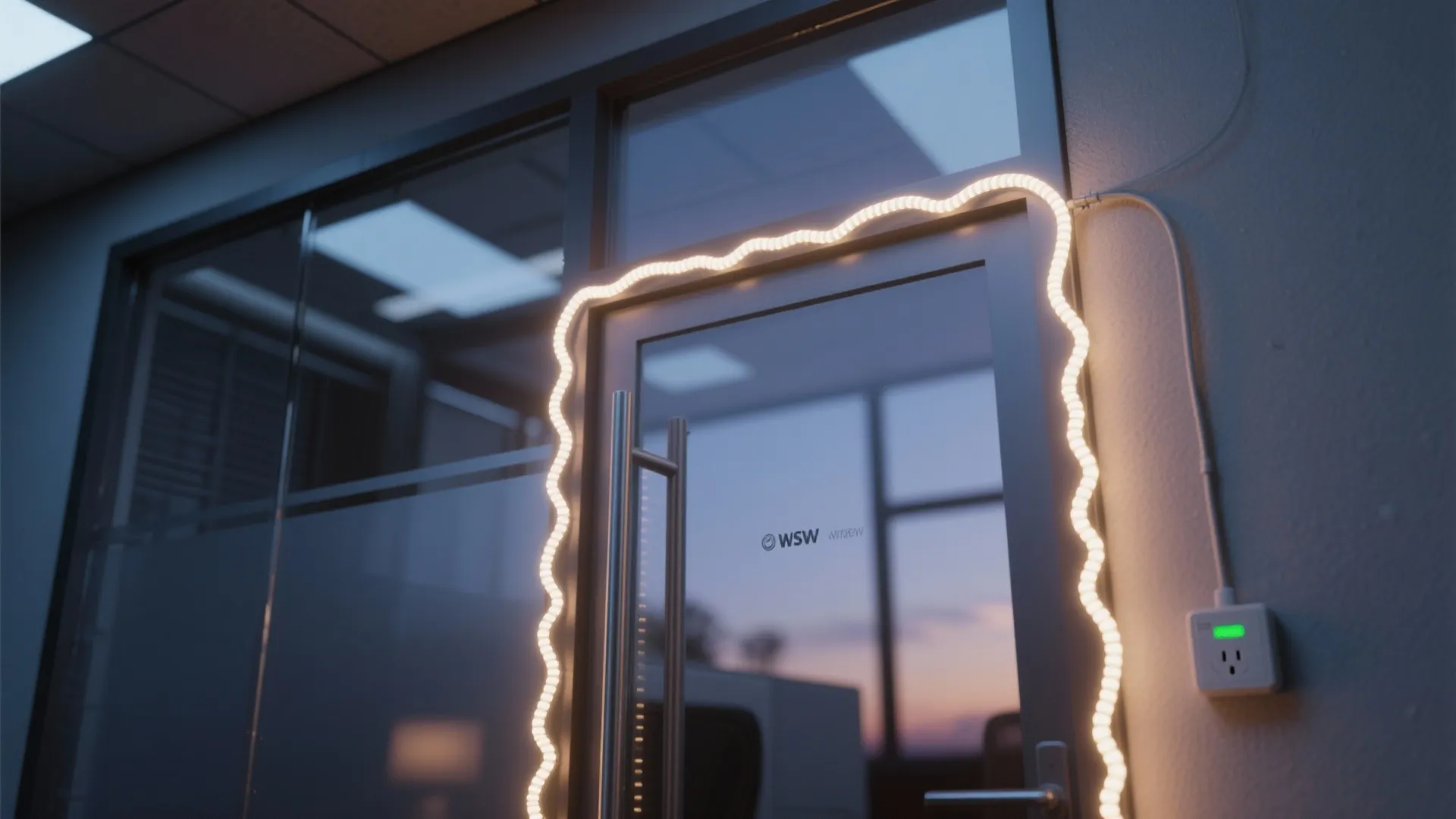 4. Lightframe Outline for Glass Doors