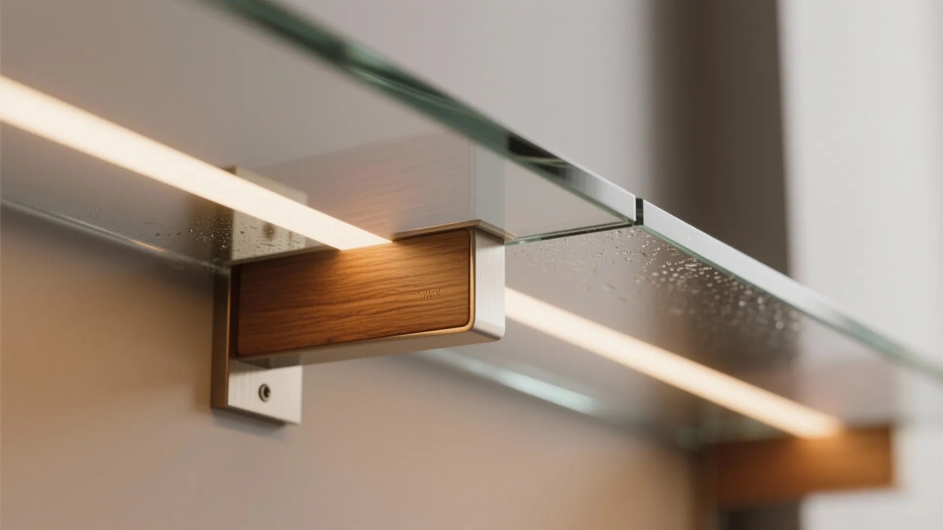 Material + Light Magic: Glass, Wood, and a Gentle Glow